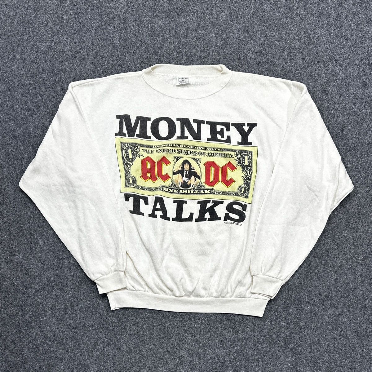 Other 1990 ACDC MONEY TALKS TOUR RARE Size US L / EU 52-54 / 3 - 1 Thumbnail