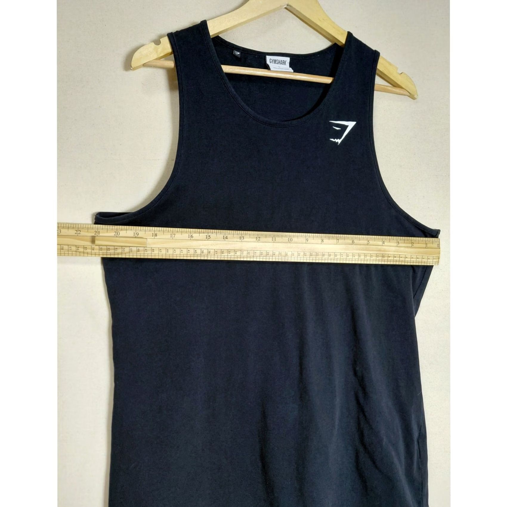 Gymshark GYMSHARK Tank Top Black Knit Sleeveless Crew Neck Men L Solid Shirt Shirt? Size US L / EU 52-54 / 3 - 8 Thumbnail