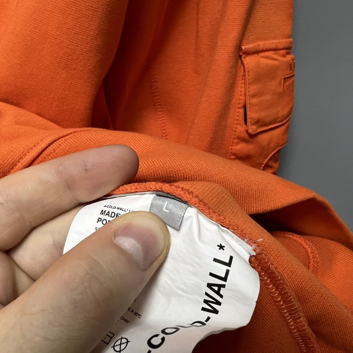 A-COLD-WALL* A Cold Wall Sweatshirt Orange 🍊 men’s Size US L / EU 52-54 / 3 - 17 Thumbnail