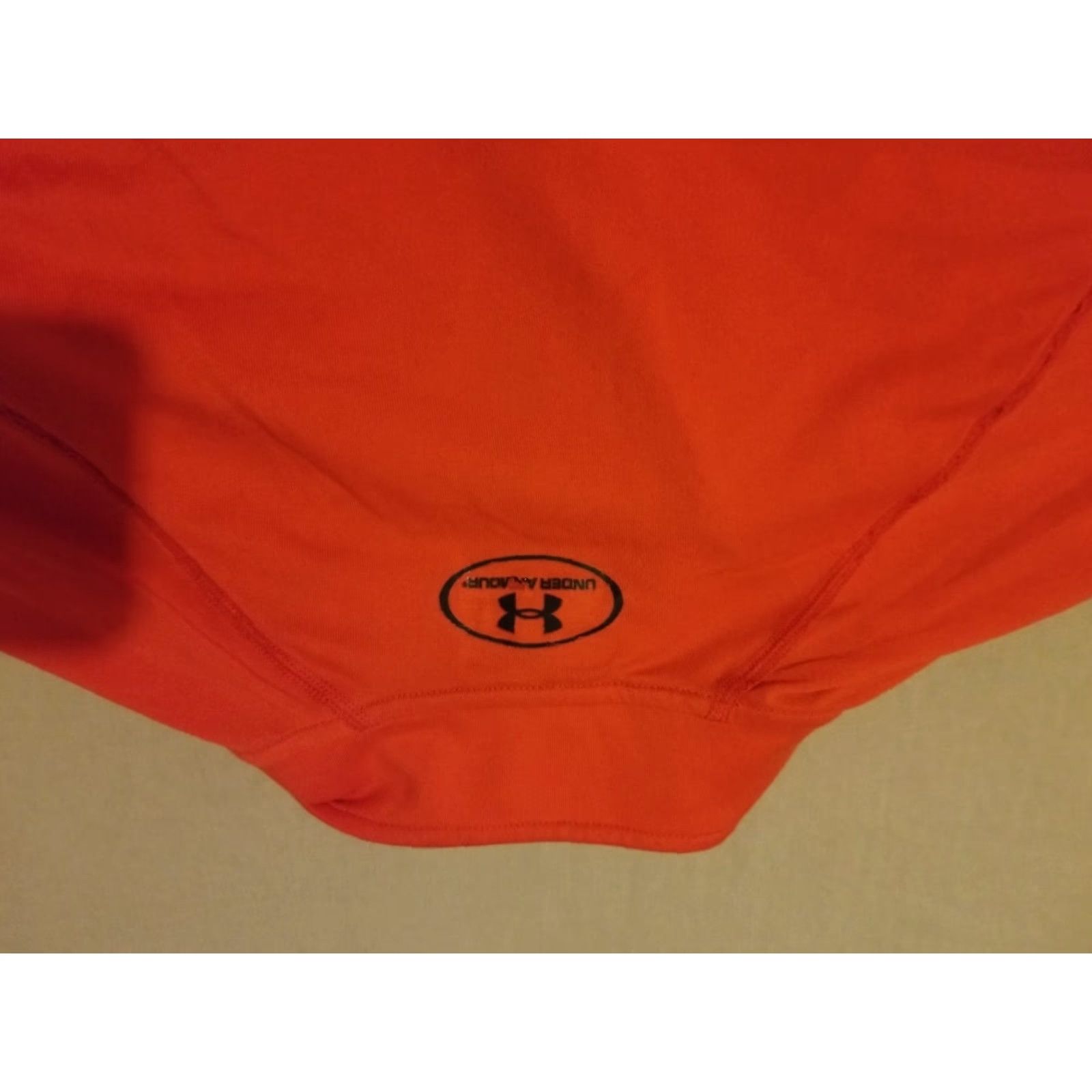 Under Armour Under Armour Mens Shirt S Small Orange Half Zip Athletic Gym Workout T-Shirt Reg Zip Size US S / EU 44-46 / 1 - 7 Thumbnail
