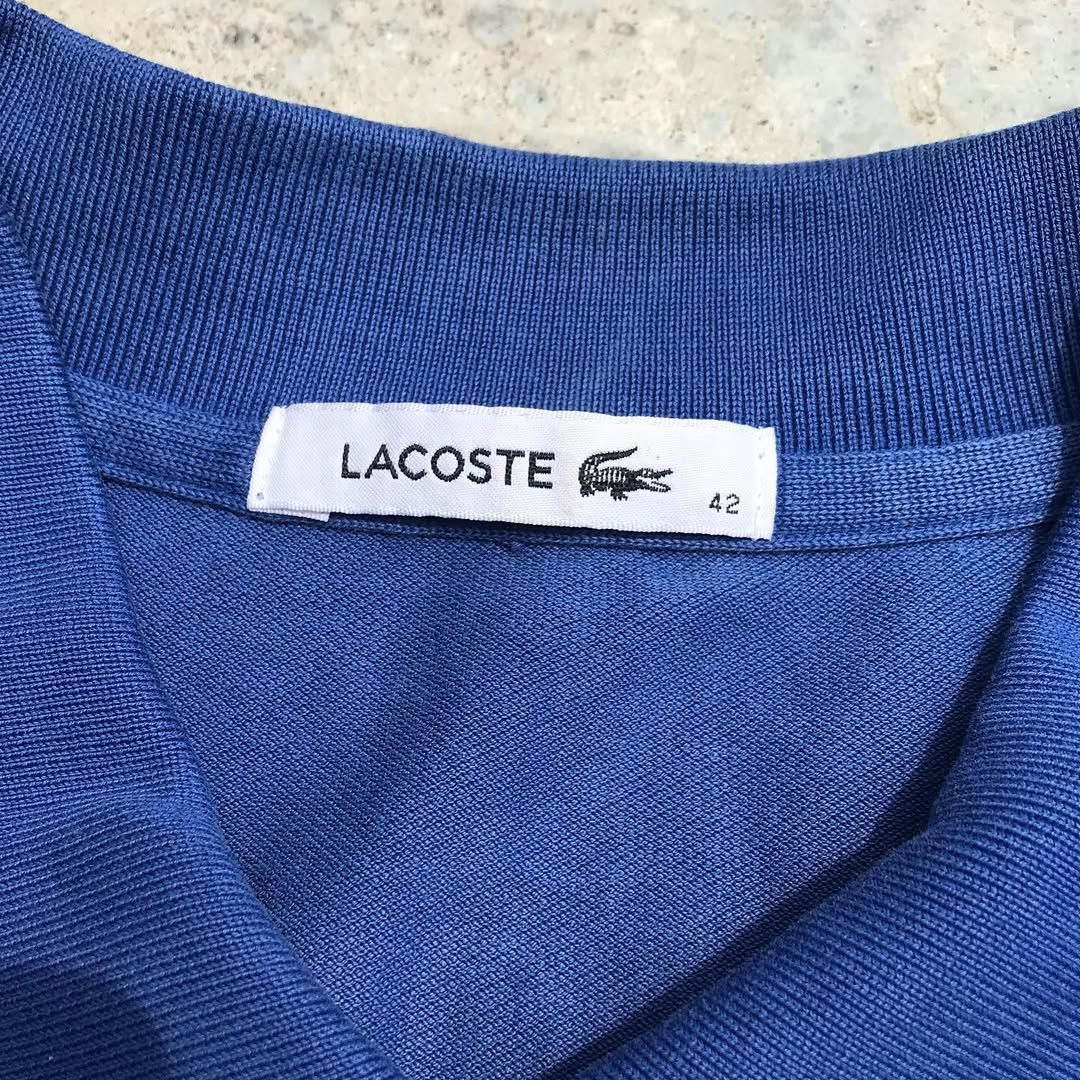 Designer × Lacoste Lacoste Women Pique Polo Shirt French Boutique size 42 Size L / US 10 / IT 46 - 3 Thumbnail