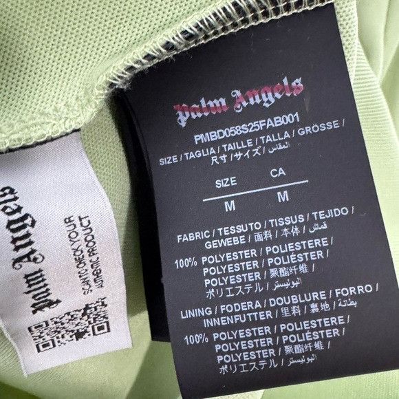 Palm Angels Palm Angels Classic Logo Track Jacket Sage Off White Men’s M Size US M / EU 48-50 / 2 - 5 Thumbnail