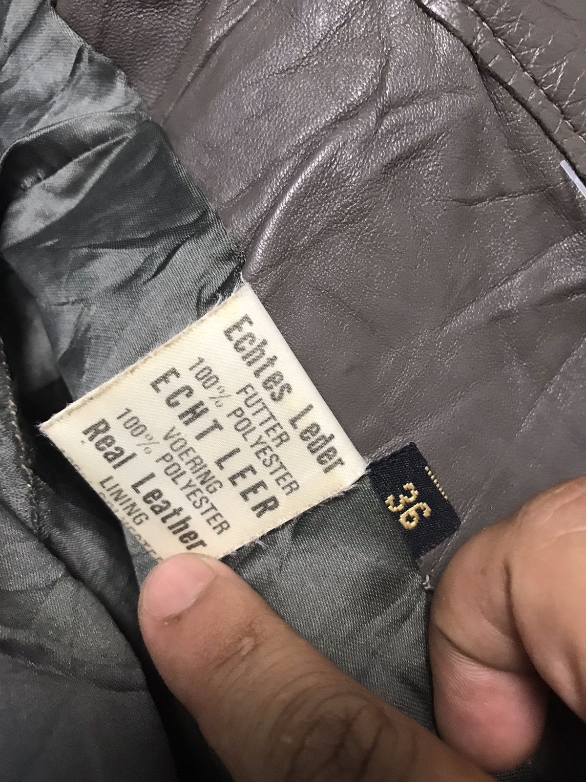 Leather × Other Echtes Leder Real leather Pant Size 24" / US 00 / IT 34 - 8 Thumbnail