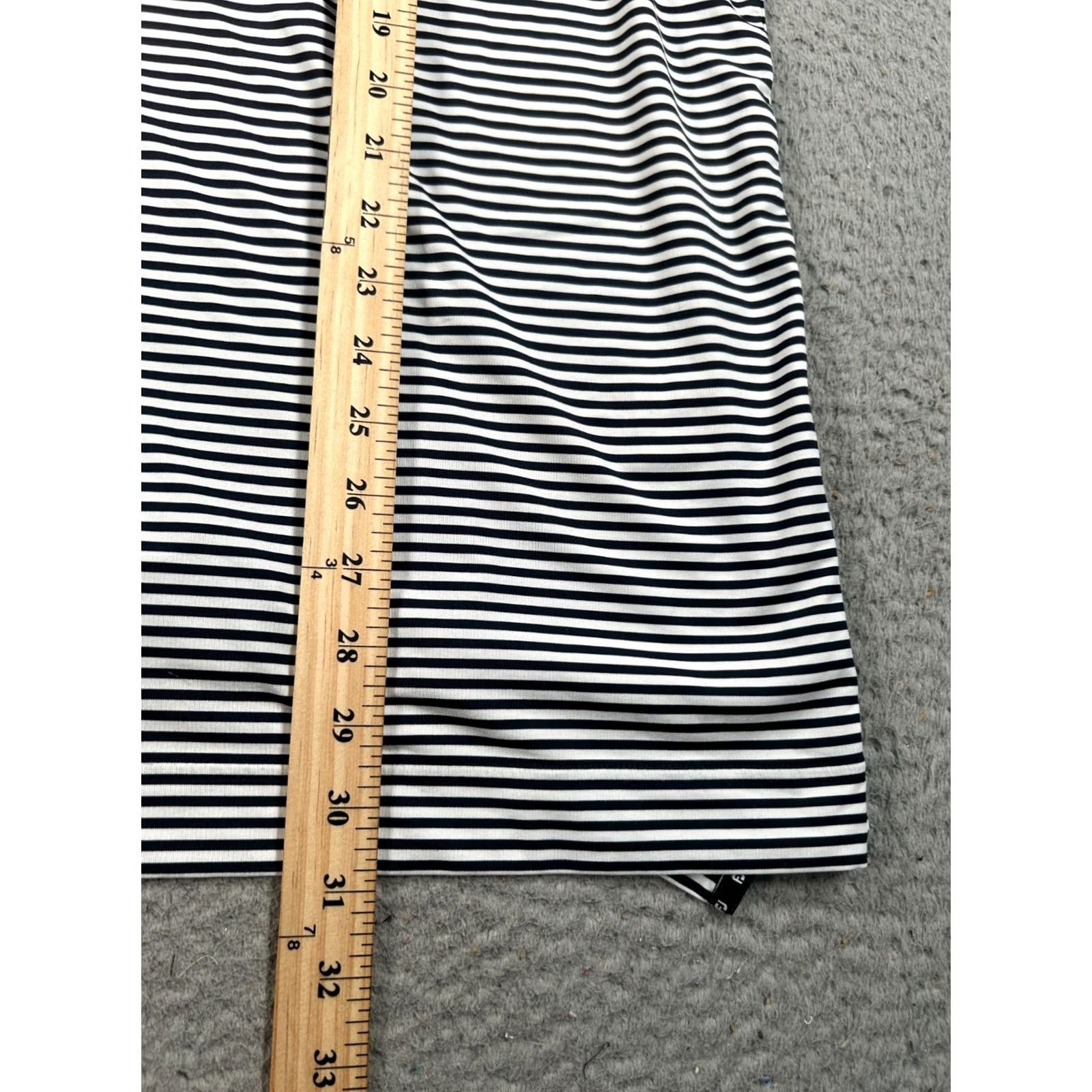 Footjoy FootJoy ProDry Lisle Polo Shirt Men's XL White Striped Golf Performance Stretch Size US XL / EU 56 / 4 - 5 Thumbnail