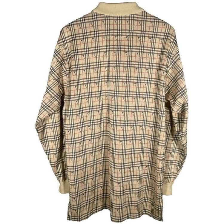 Burberry Burberry Shirt Rugby Polo Men’s Medium Plaid Vintage 90s Size US M / EU 48-50 / 2 - 2 Thumbnail