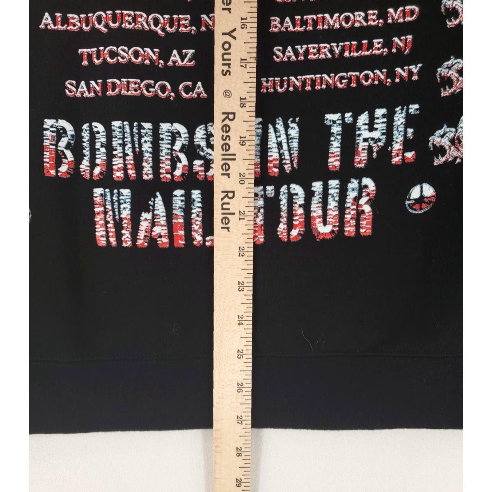 Vintage City Morgue Bombs in the Mail Tour Hoodie Sweatshirt Black Dogs Mens L Size US L / EU 52-54 / 3 - 5 Thumbnail
