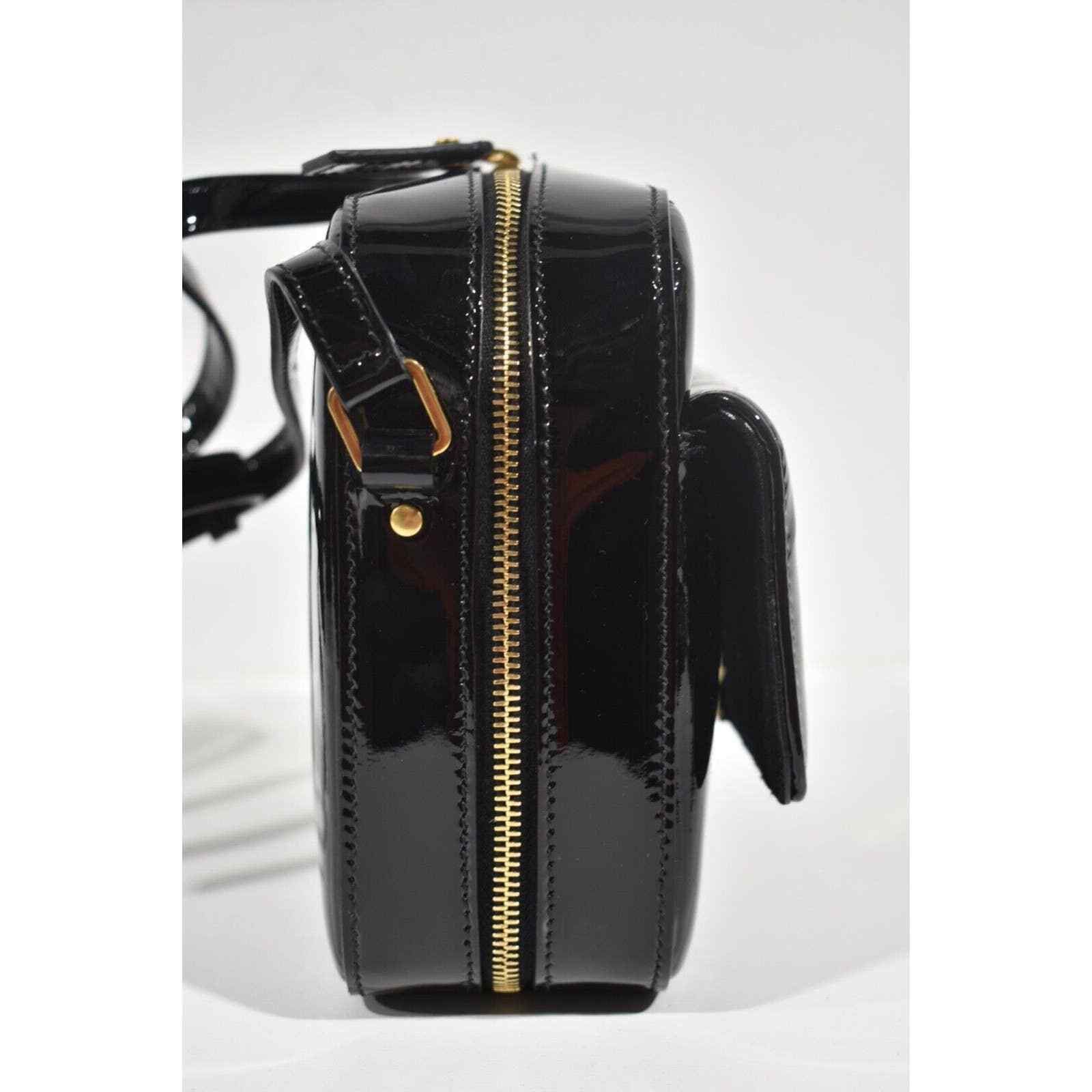 Yves Saint Laurent Saint Laurent Patent Leather Gold Crossbody Camera Bag Size ONE SIZE - 6 Thumbnail