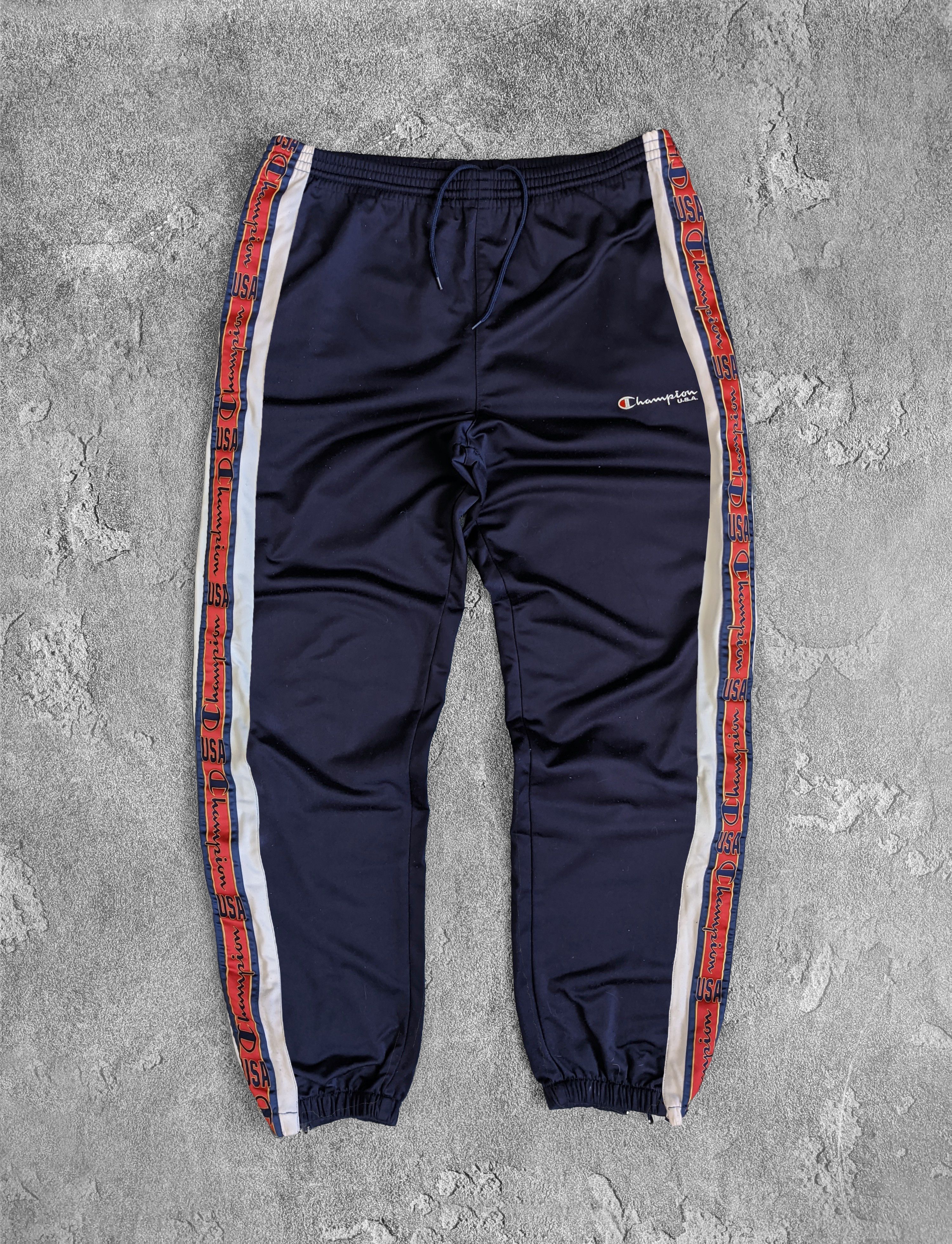 Champion 90s Champion pants track jpgger y2k Size US 34 / EU 50 - 1 Thumbnail