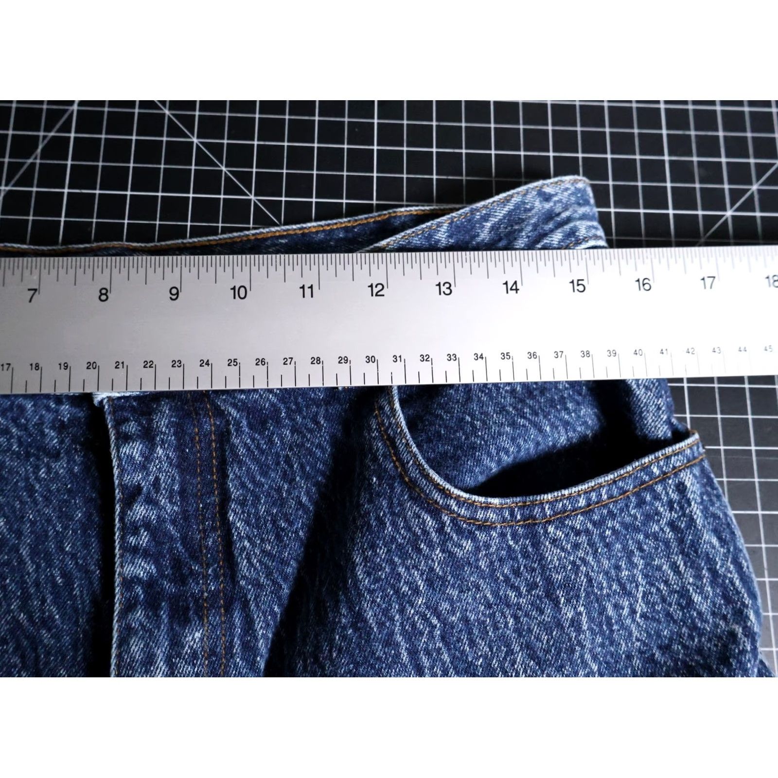 Vintage VINTAGE Stefano Women's 90s High Waisted Mom Jeans 16 Blue Acid Wash 30x29 Denim Jeans Women Size 38" / US 16 / IT 52 - 5 Thumbnail