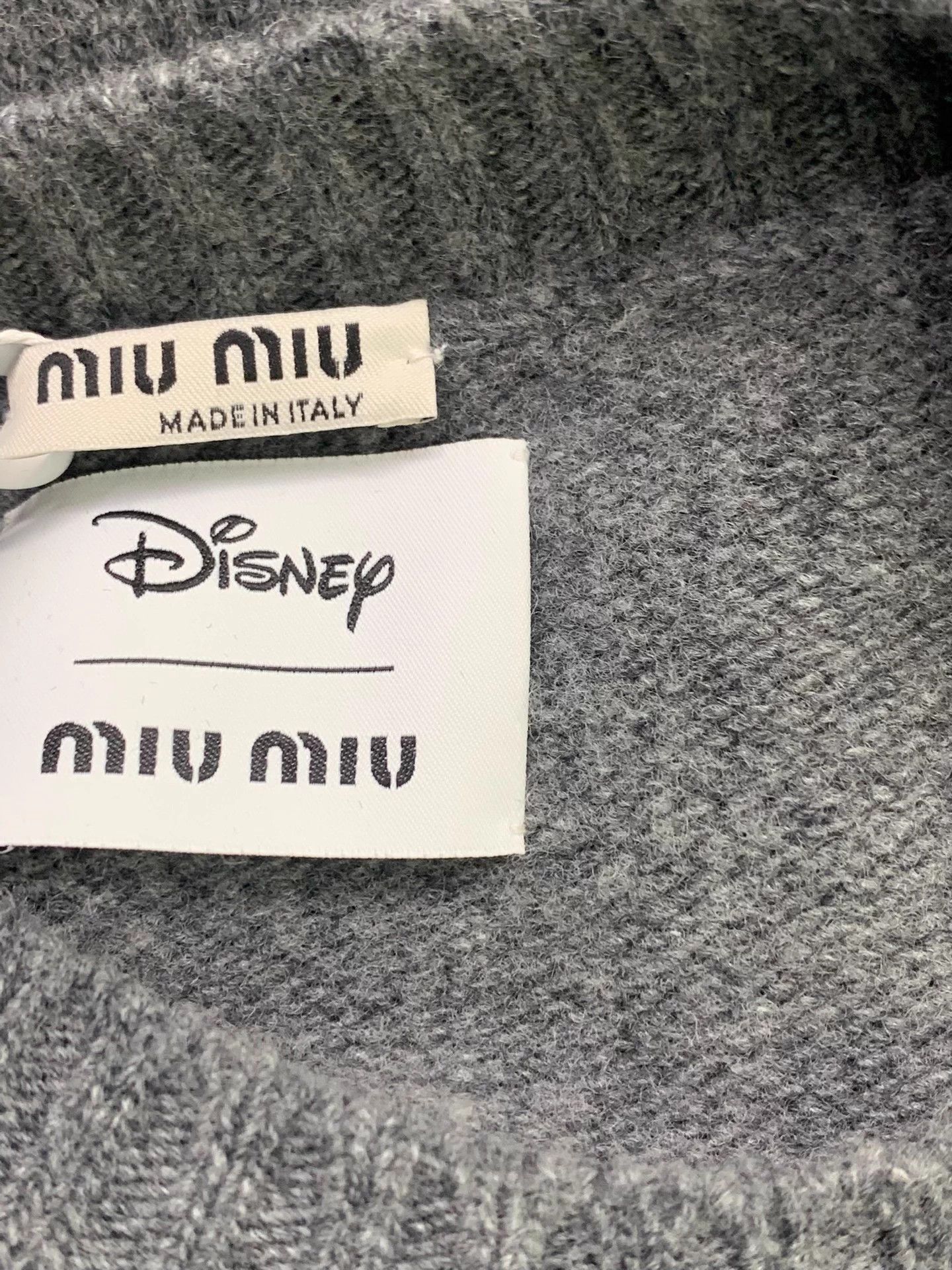 Miu Miu Miu Miu Gray Alice Sweater 36 New Size XS / US 0-2 / IT 36-38 - 4 Thumbnail