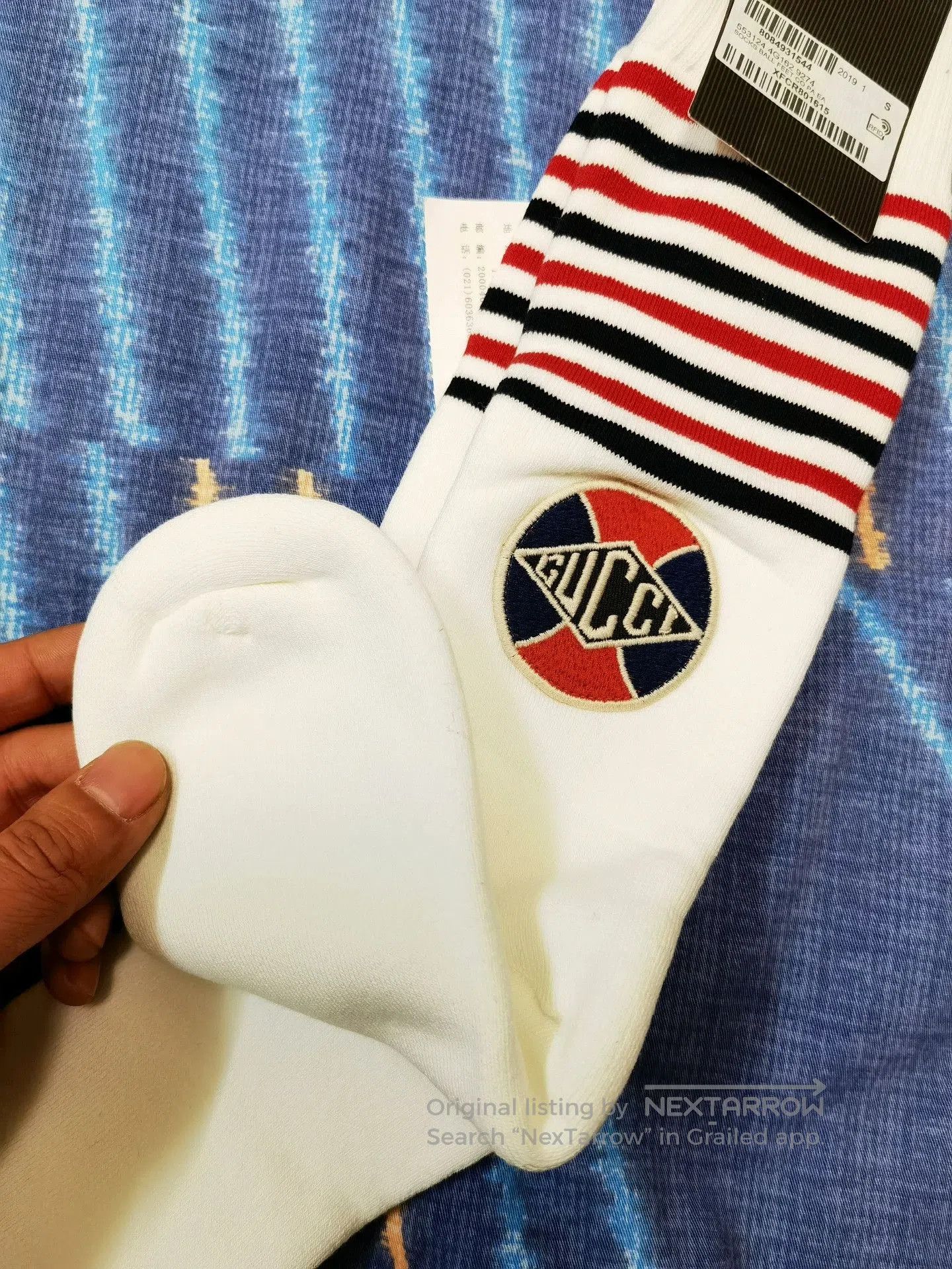 Gucci Gucci Tennis Sport Long Socks. Size ONE SIZE - 4 Thumbnail