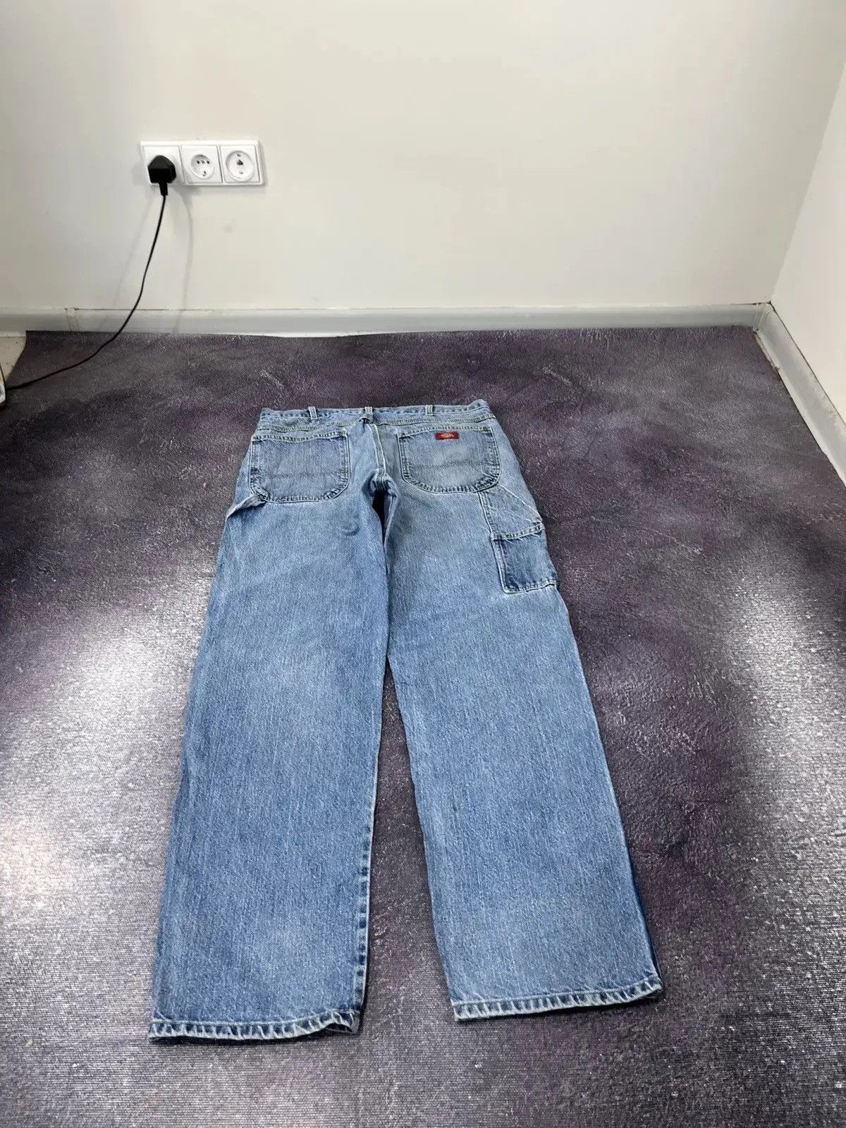 Dickies × Vintage Vintage Dickies Light Blue Work Denim Hype Baggy Jeans Size US 36 / EU 52 - 3 Thumbnail