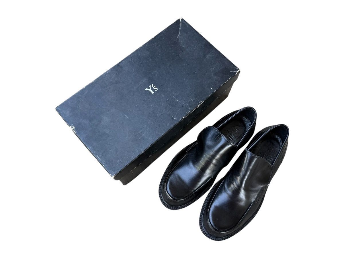 Japanese Brand × Y's × Yohji Yamamoto RARE Y'S BY YOHJI YAMAMOTO SOLE TUCK LOAFERS BLACK Size US 6.5 / IT 36.5 - 2 Thumbnail