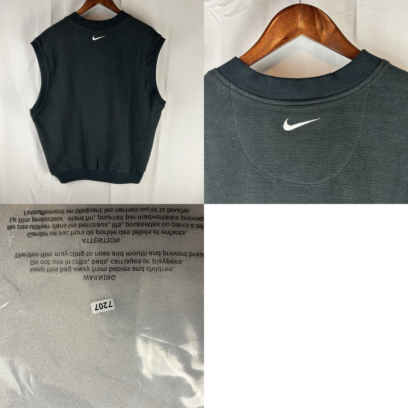 Vintage VINTAGE Nike Golf Men’s Large Black Sleeveless Vest Pullover V Neck Southern Hills Mens Golf Vest Size US L / EU 52-54 / 3 - 8 Thumbnail