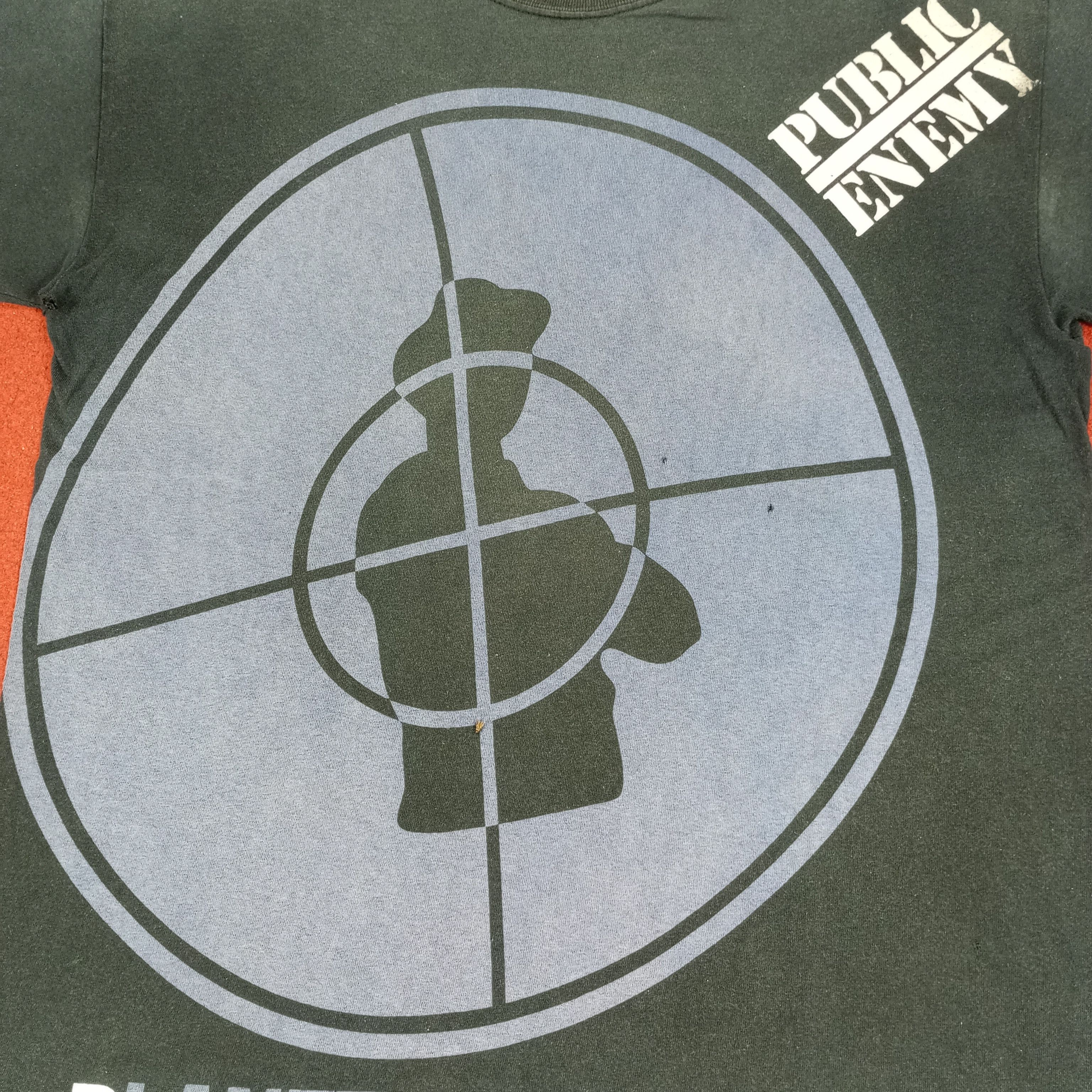 Band Tees × Rap Tees × Vintage Public Enemy Rap Hip Hop Group Music Distressed Tshirt Size US L / EU 52-54 / 3 - 2 Thumbnail