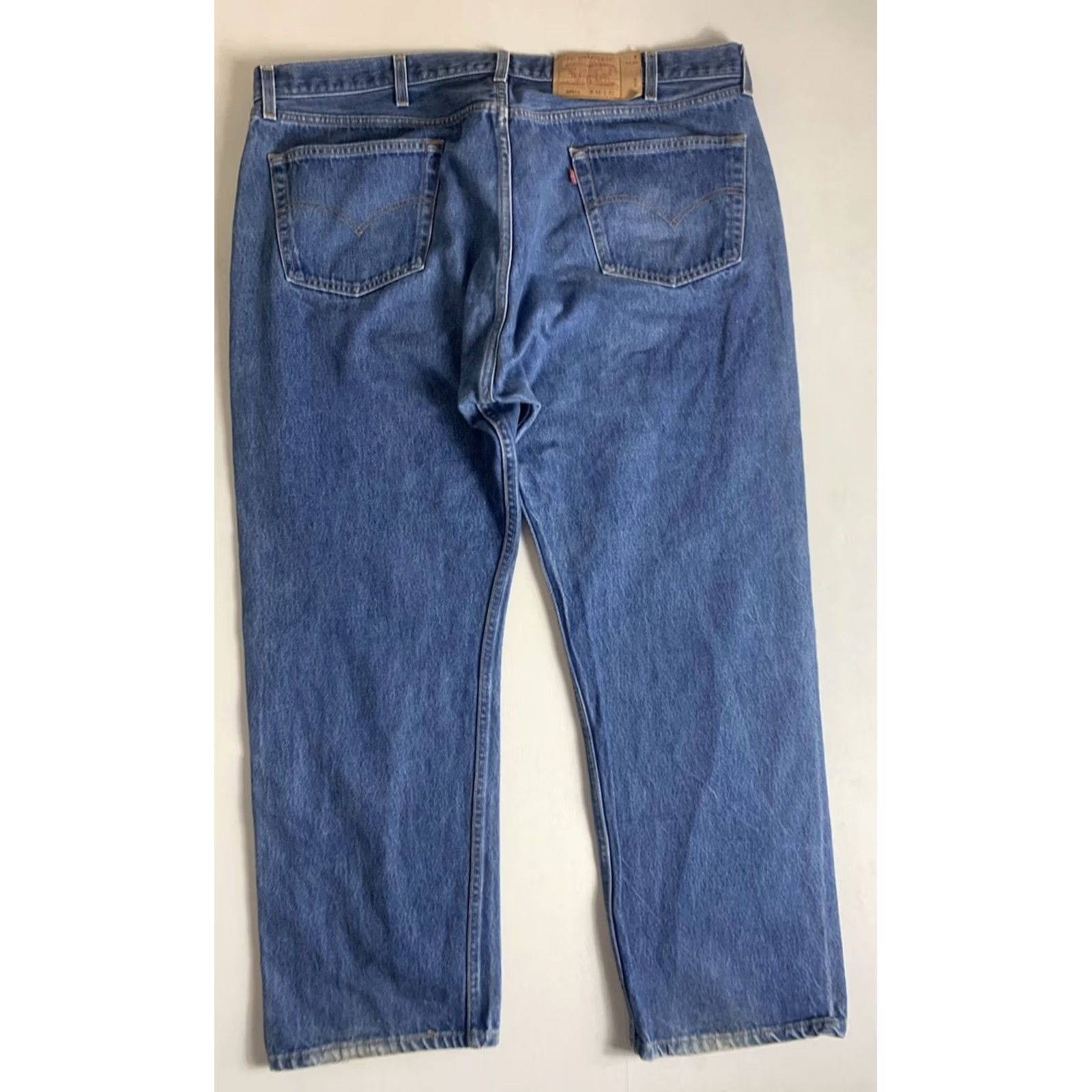 Levi's VINTAGE Levi's 501 Jeans Shirt? No, Better: Levi's 501 Jeans Men Blue 42x29 Regular Button Fly USA 90s Straight Denim Jeans 5-Pocket Size US 42 / EU 58 - 3 Thumbnail