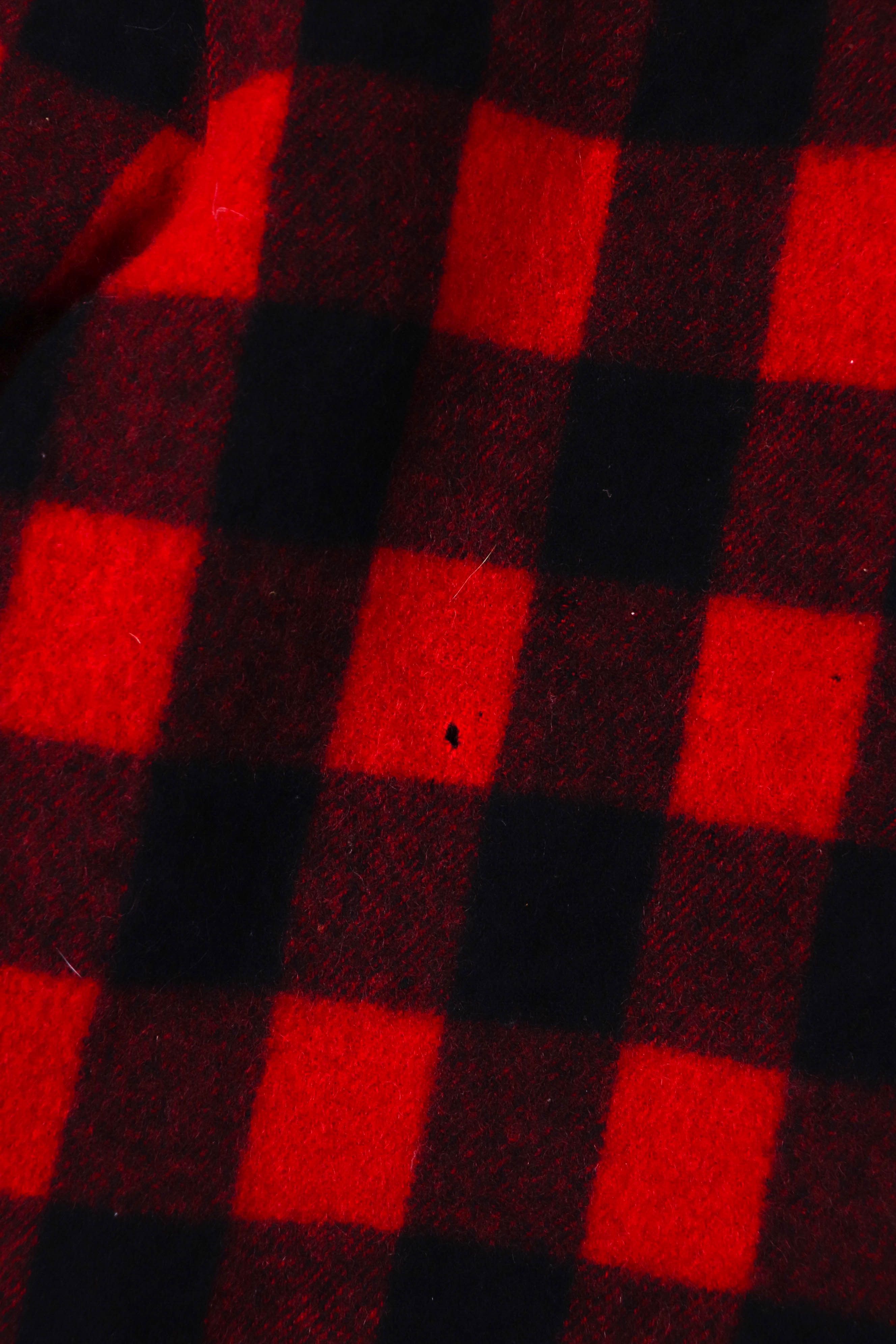 Vintage Vintage Red Buffalo Plaid Wool Lumberjack Overshirt Jacket Size US M / EU 48-50 / 2 - 17 Thumbnail
