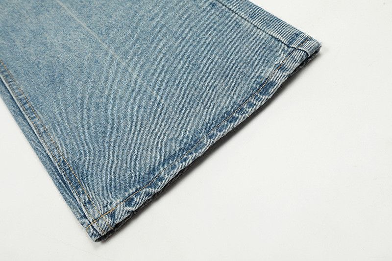 Jean Men's Cleanfit high-street washed blue flared jeans Size US 32 / EU 48 - 6 Thumbnail