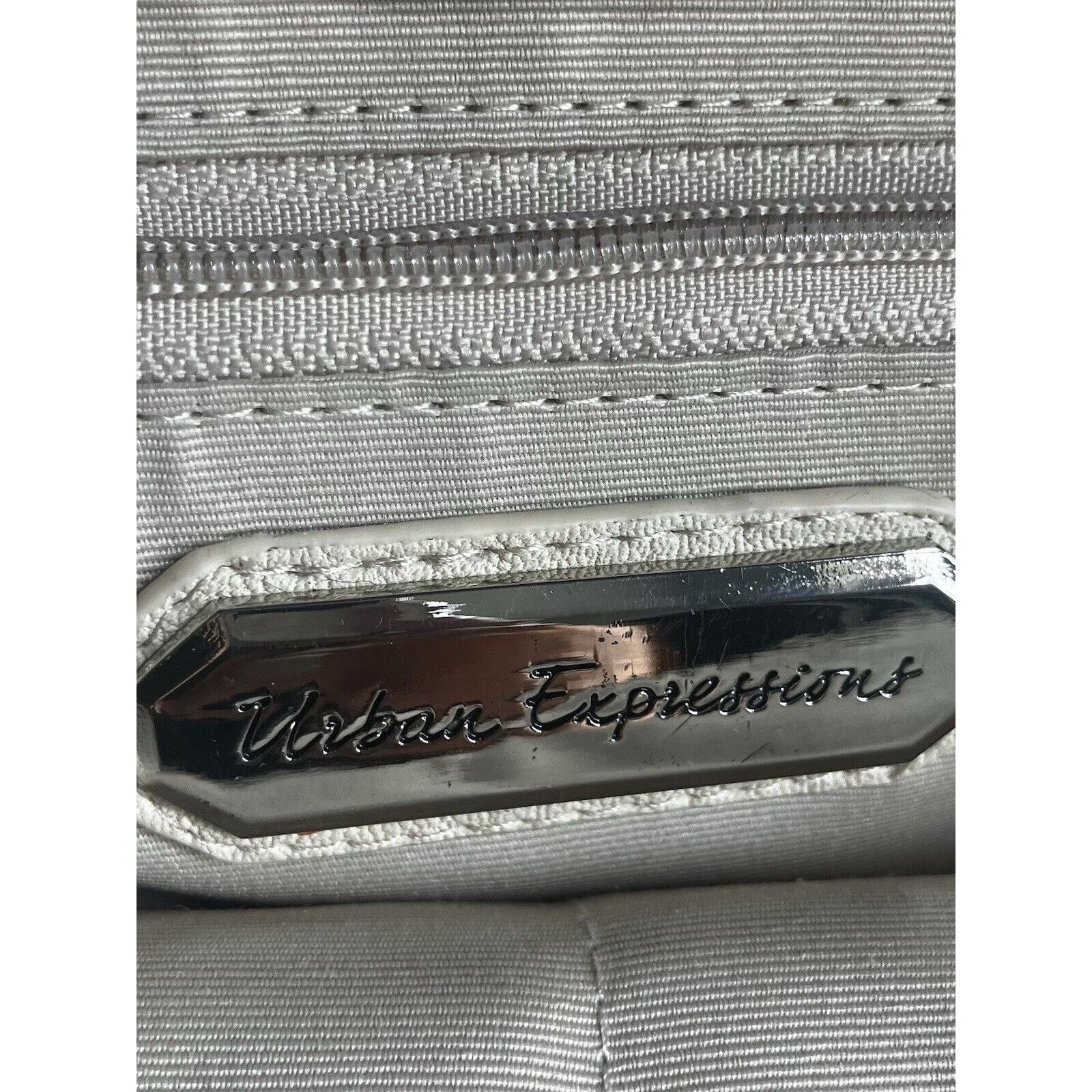 Other Urban Expressions Clutch blue orange Stripes Wooden Handles Size ONE SIZE - 4 Thumbnail