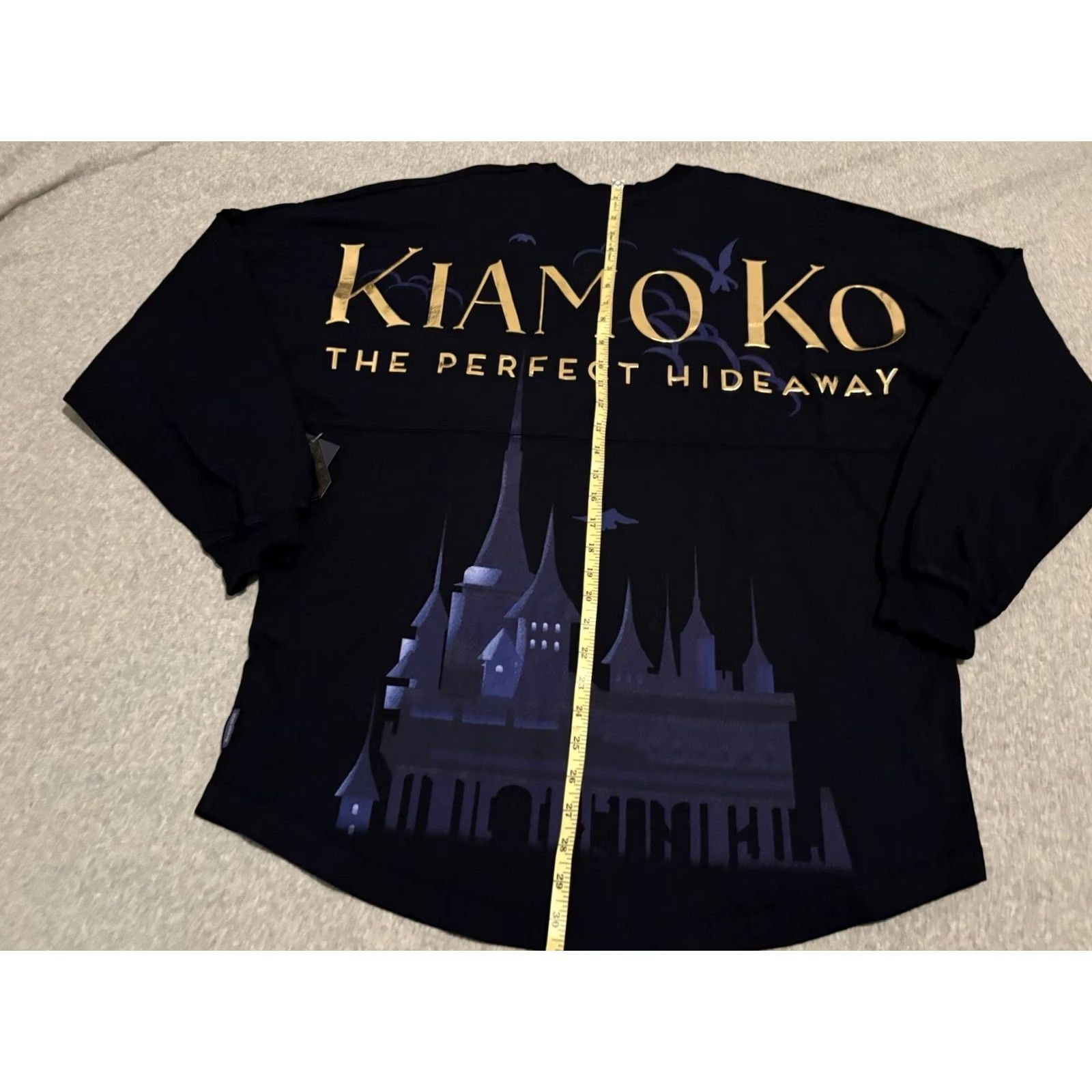 Vintage Wicked Spirit Jersey Black Medium Men Long Sleeve Universal Studios Kiamo Ko Castle Brand New Size US M / EU 48-50 / 2 - 3 Thumbnail