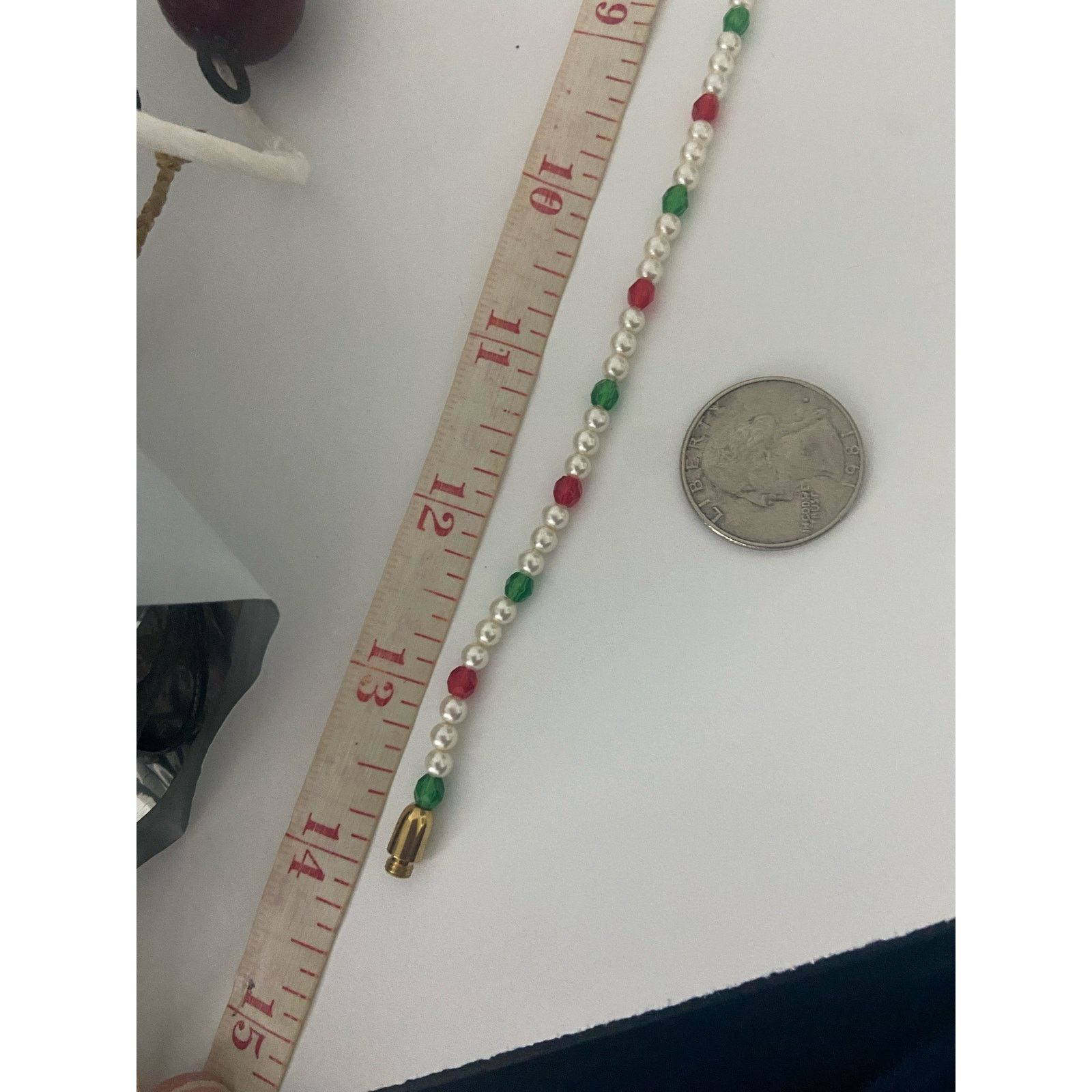 Vintage floral necklace Size ONE SIZE - 4 Thumbnail