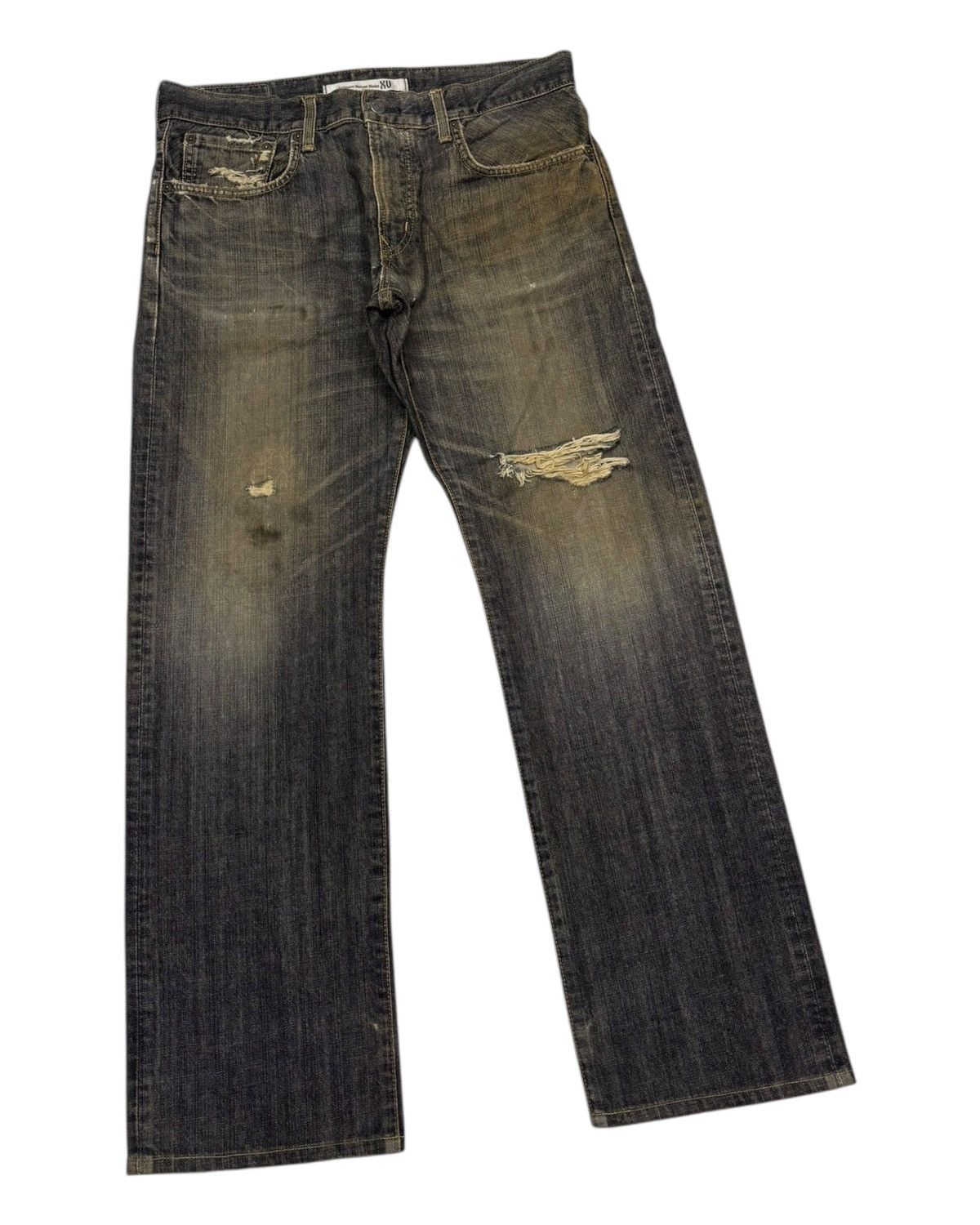 Edwin BAGGY EDWIN XU EXCLUSIVE VINTAGE MODEL RUSTY MUD WASH JEANS Size US 34 / EU 50 - 5 Thumbnail