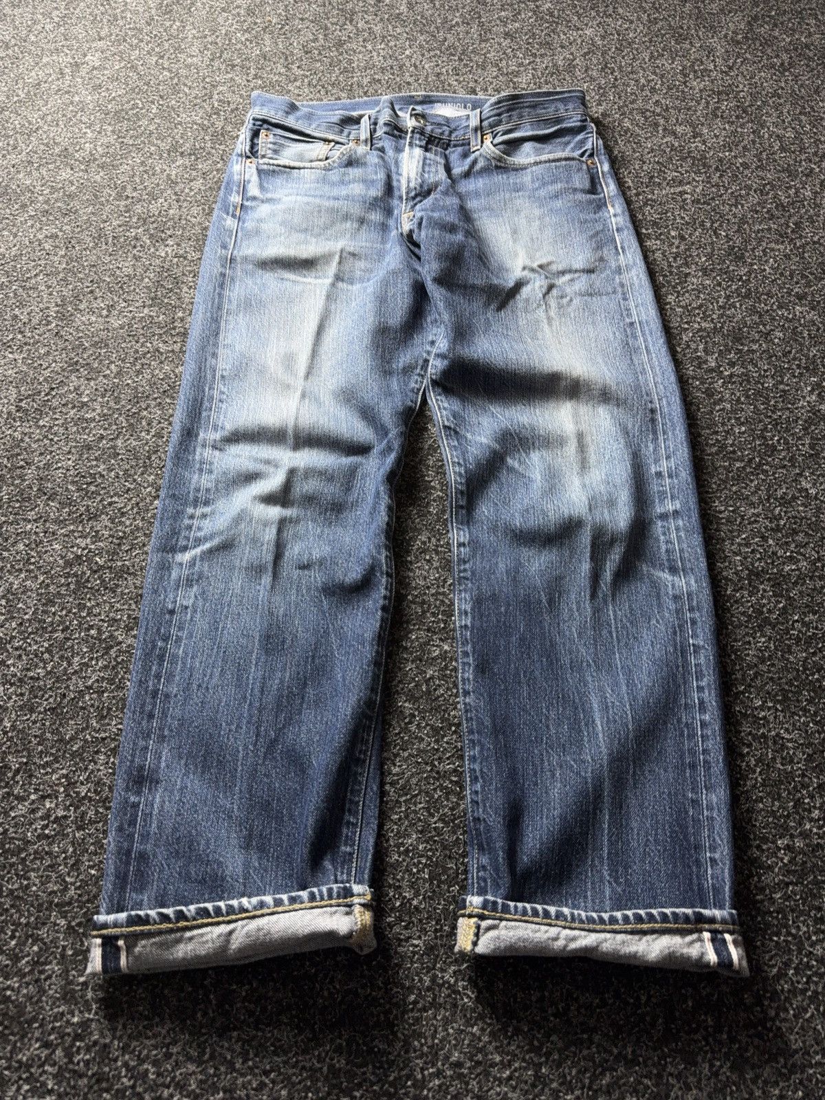 Uniqlo Japanese 00s Y2K UNIQLO Selvedge Regular Fit Jeans Size US 32 / EU 48 - 1 Thumbnail