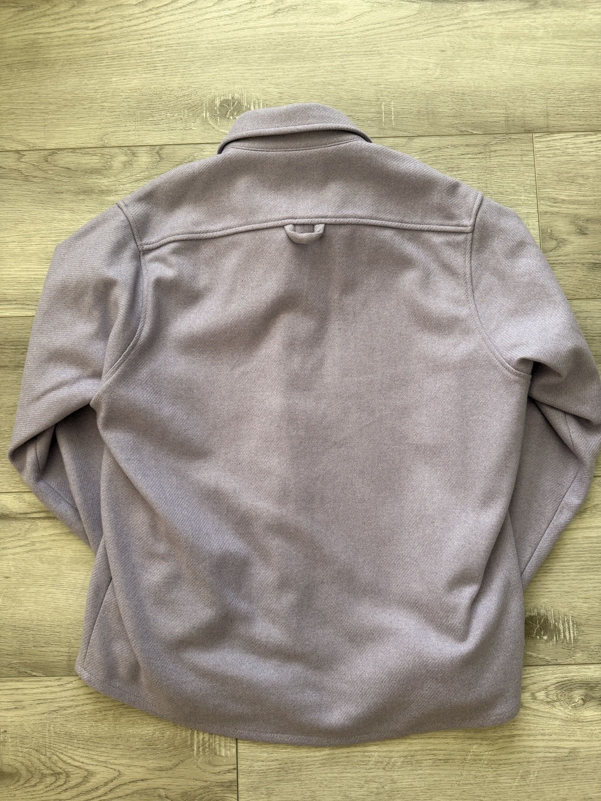 A.P.C. A.P.C. Basile Wool Yarn Dyed Oversized Shirt Jacket Violet Size US S / EU 44-46 / 1 - 2 Thumbnail