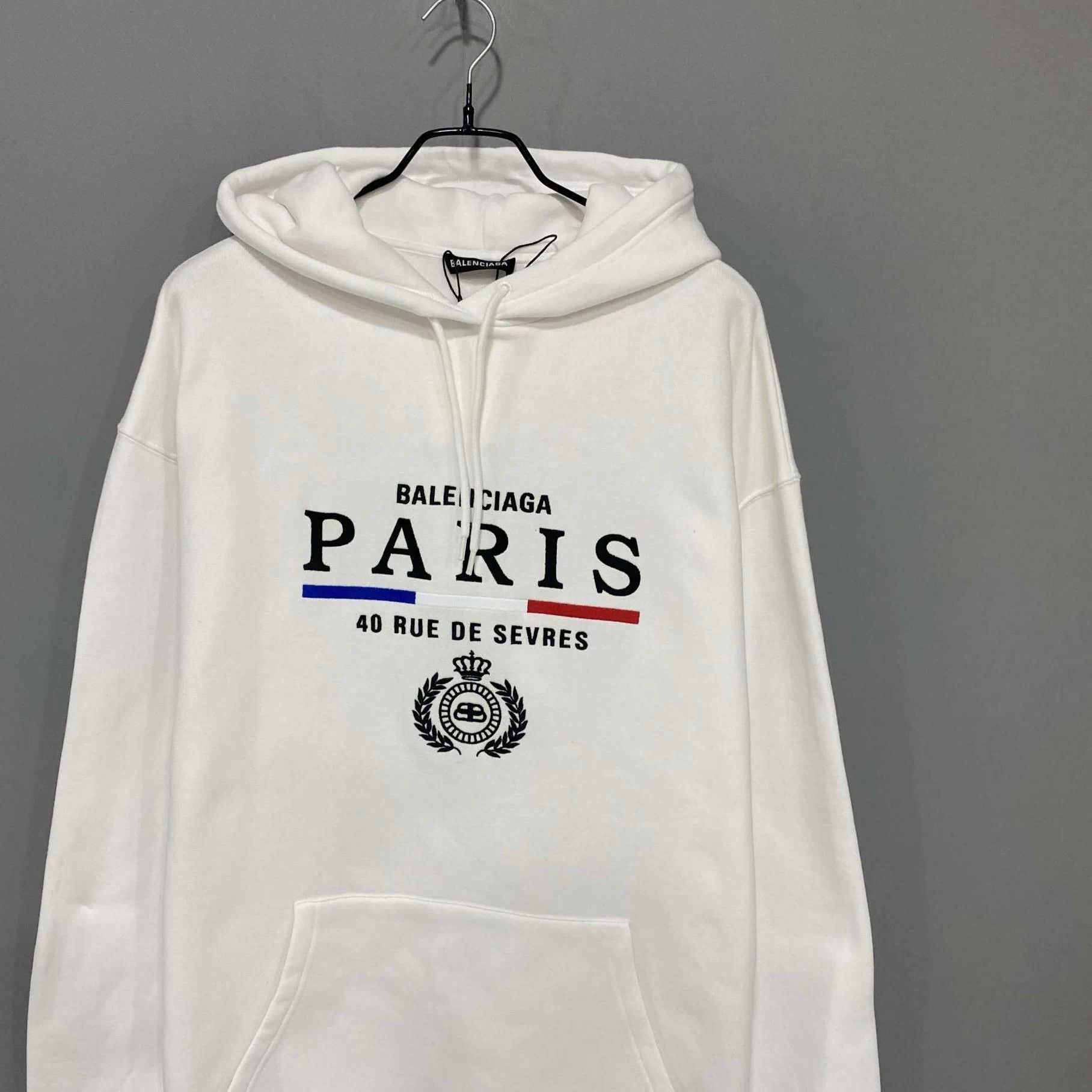Balenciaga Balenciaga embroidered logo hoodie XS 99 New Size US XS / EU 42 / 0 - 2 Thumbnail