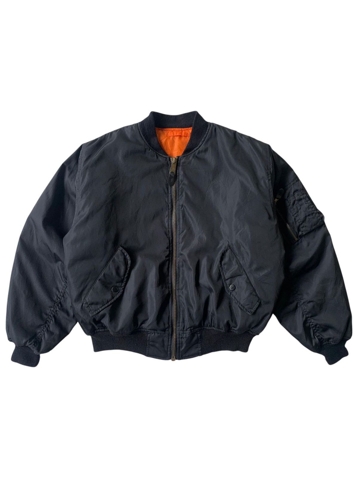 Alpha Industries Jacket Flyersman Intermediate MA1 Size US M / EU 48-50 / 2 - 1 Thumbnail
