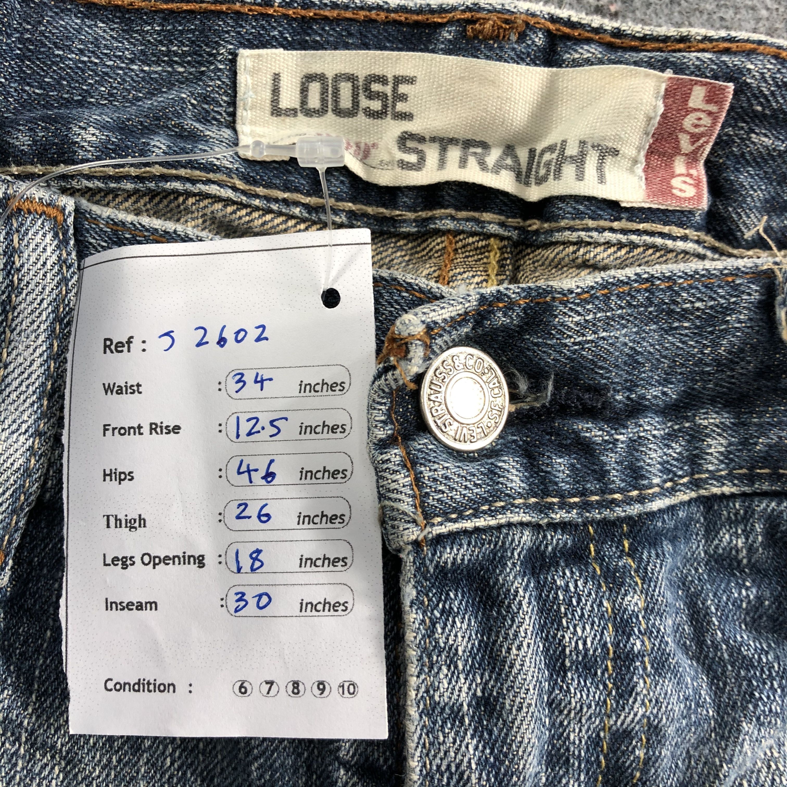 Levi's Vintage Levis 569 Jeans-J2602 Size US 34 / EU 50 - 13 Thumbnail