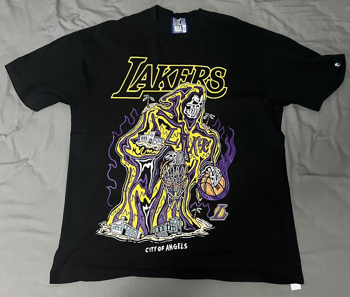 image of Warren Lotas X Lakers in Black, Men's (Size XL)