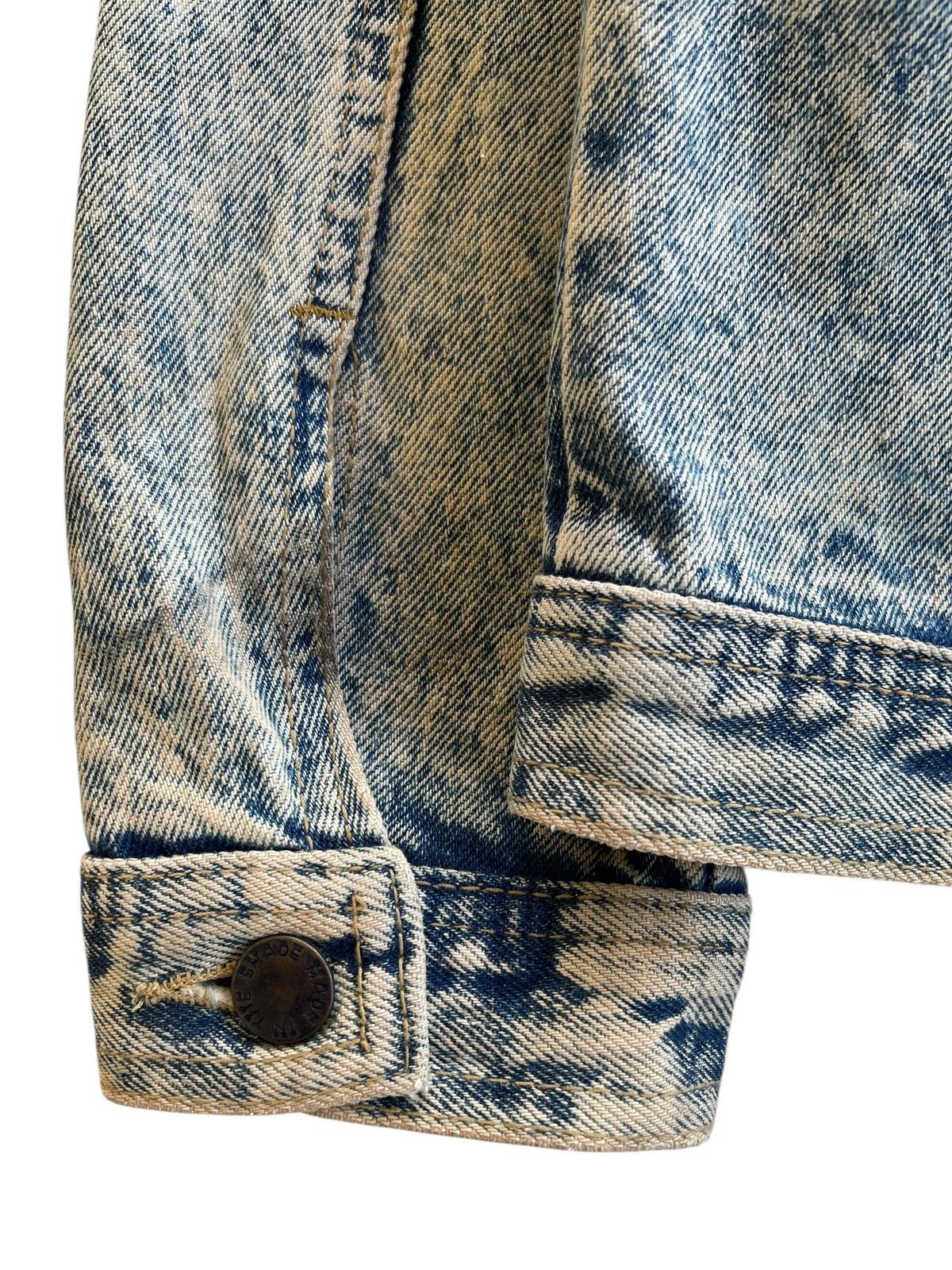 Vintage Vintage Dallas Cowboys Dusted Denim Acid Wash Jacket Size US L / EU 52-54 / 3 - 14 Thumbnail