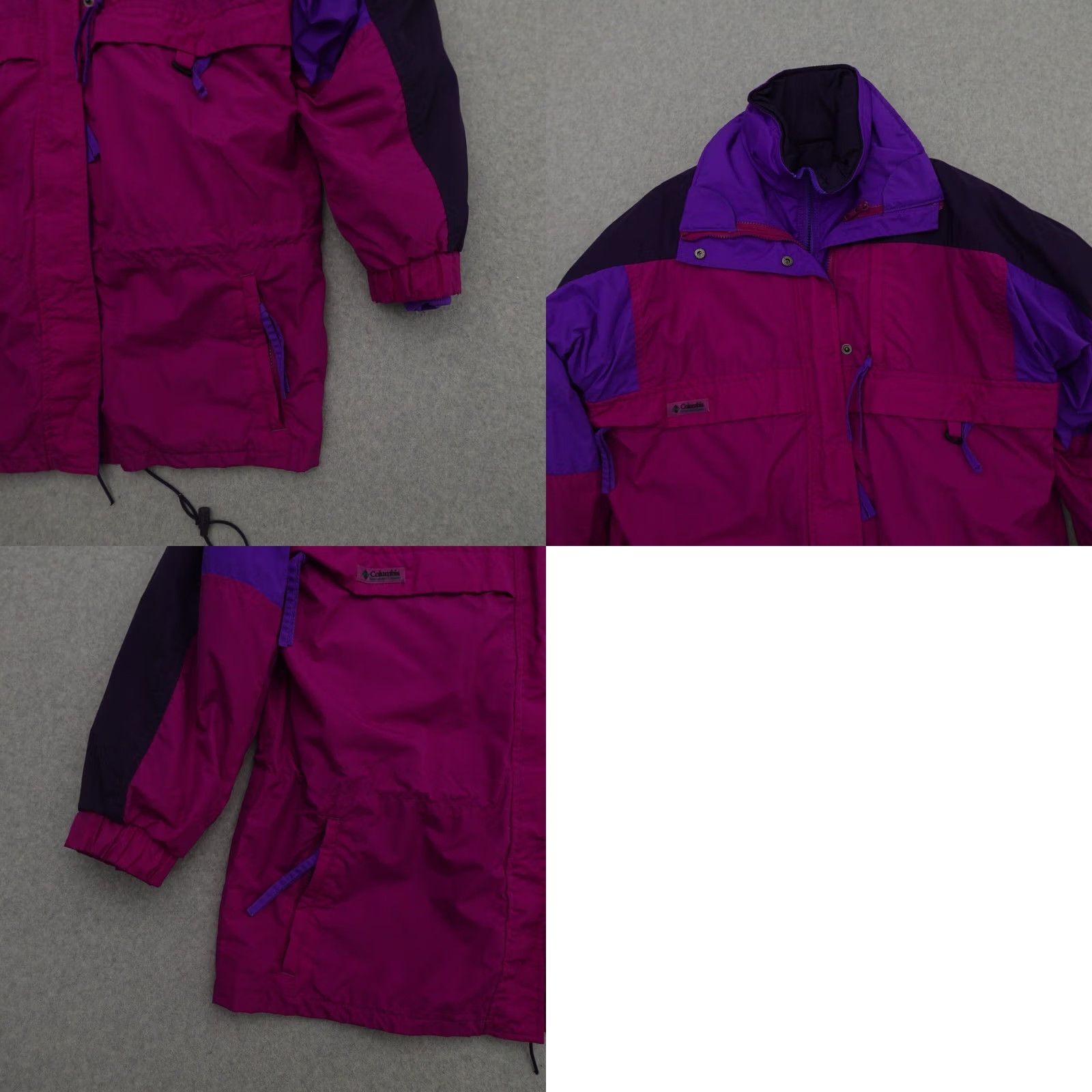 Vintage VINTAGE Columbia Jacket 3-in-1 Winter Purple L (22X29) Women 90s 90s Theme Measurements in Pictures Size L / US 10 / IT 46 - 10 Thumbnail