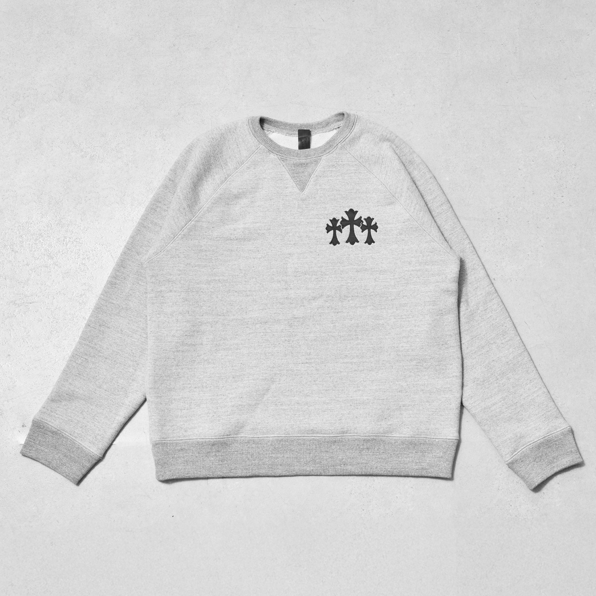 Chrome Hearts CHROME HEARTS Blind Spot Navy Tripple Cross Sweater Size US L / EU 52-54 / 3 - 3 Thumbnail