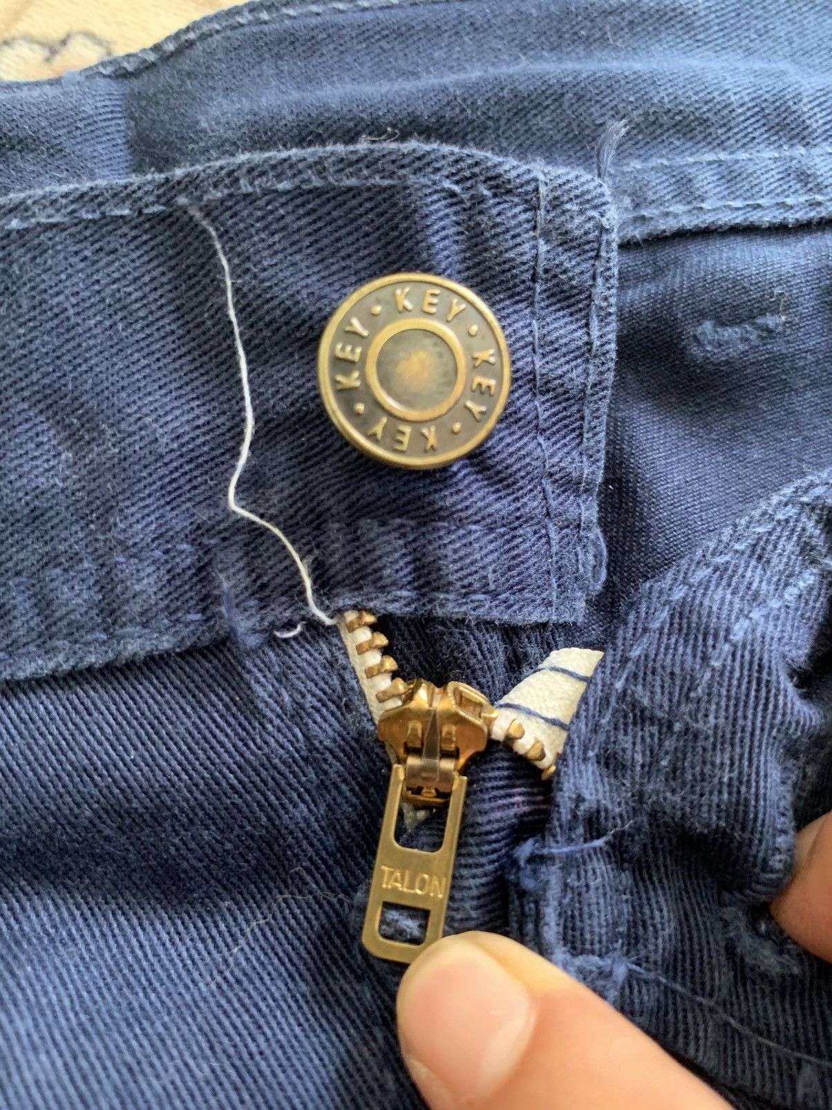 Japanese Brand Vintage 80s Keys Usa Carpenter Pants Size US 30 / EU 46 - 6 Thumbnail