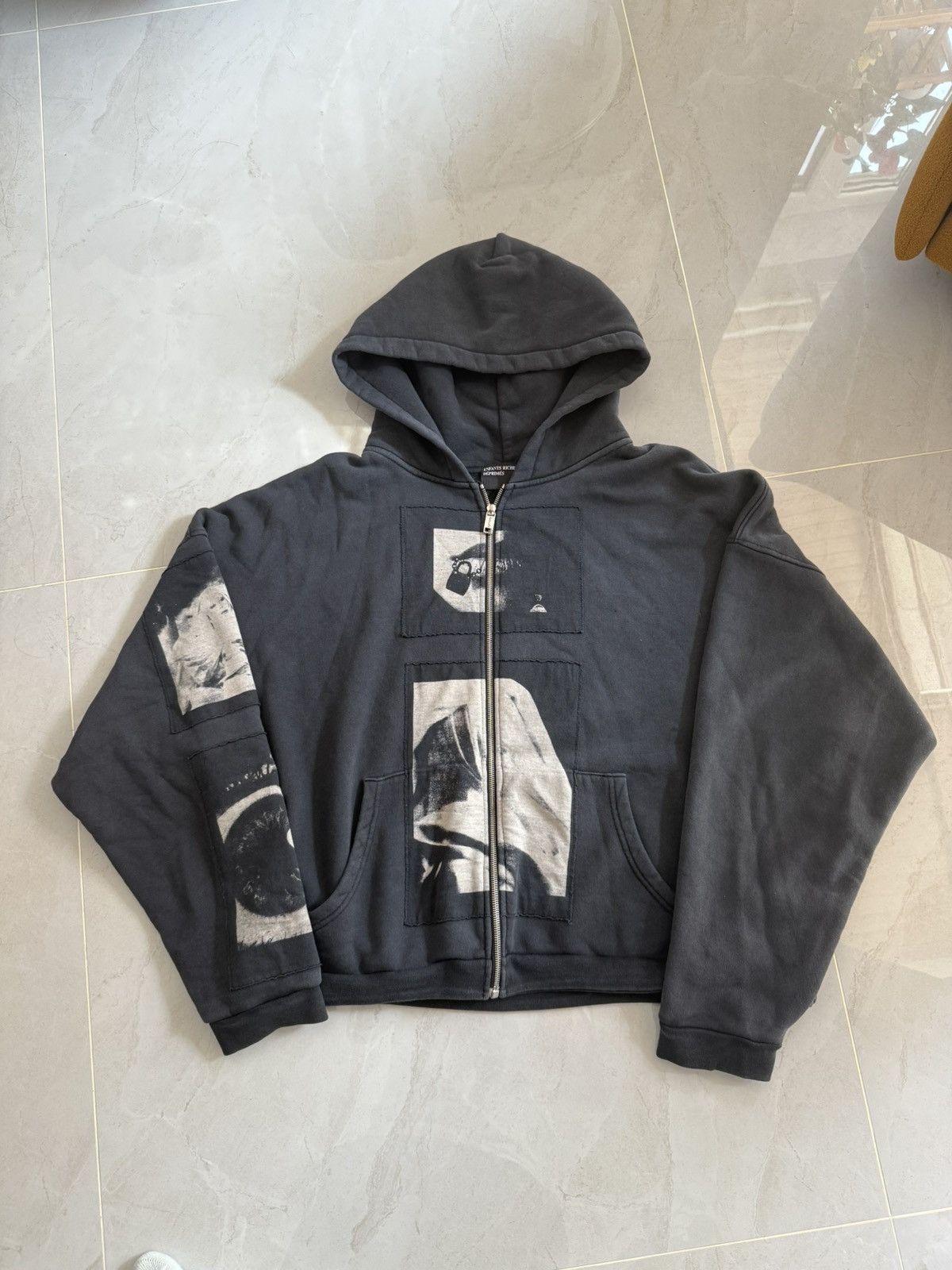 Pre-owned Enfants Riches Deprimes Madonna Assemblage Hoodie Sz.xl