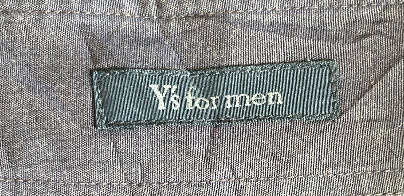 Y's for men Yohji Yamamoto