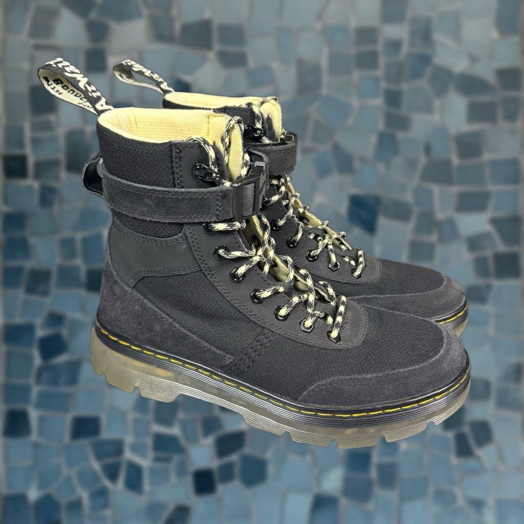 Dr. Martens Dr Martens black leather zip up inside solid toe 