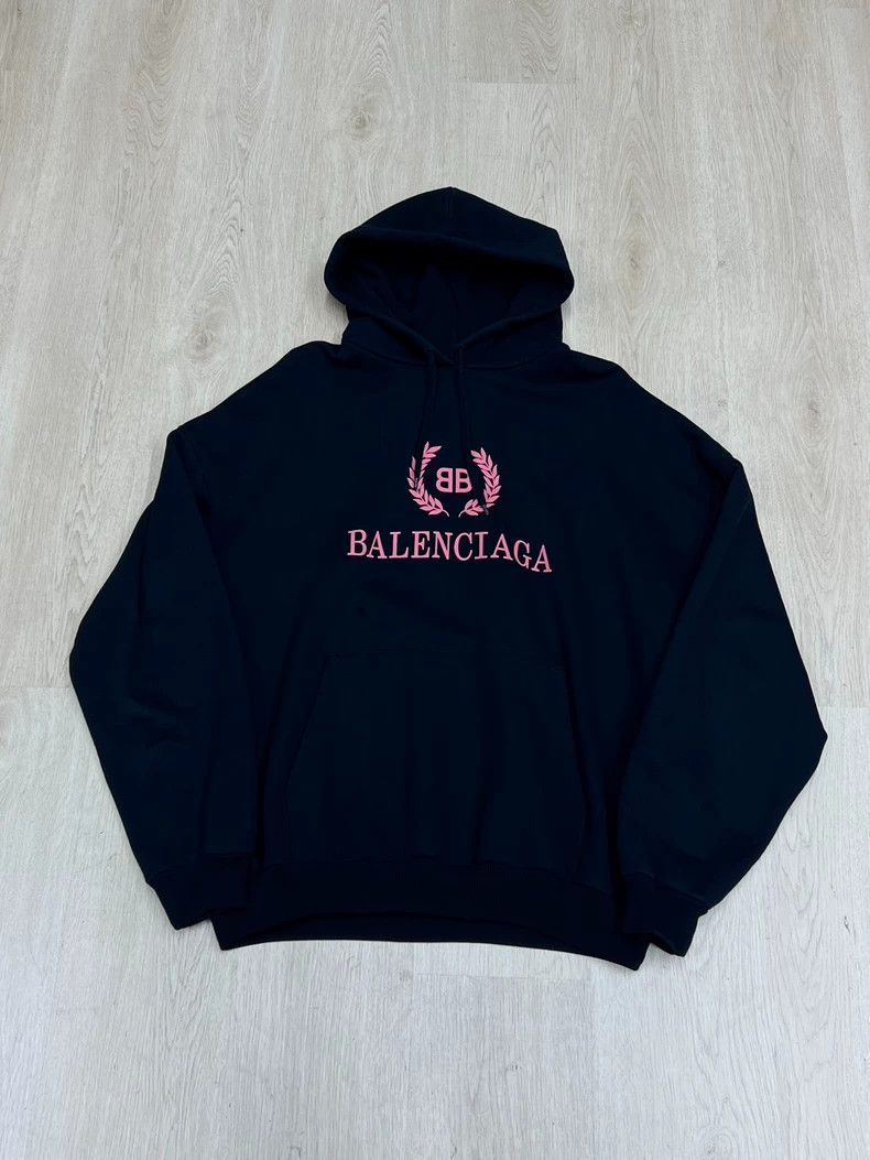 Balenciaga Balenciaga Wheat Pattern Logo Hoodie, M Size US M / EU 48-50 / 2 - 1 Thumbnail