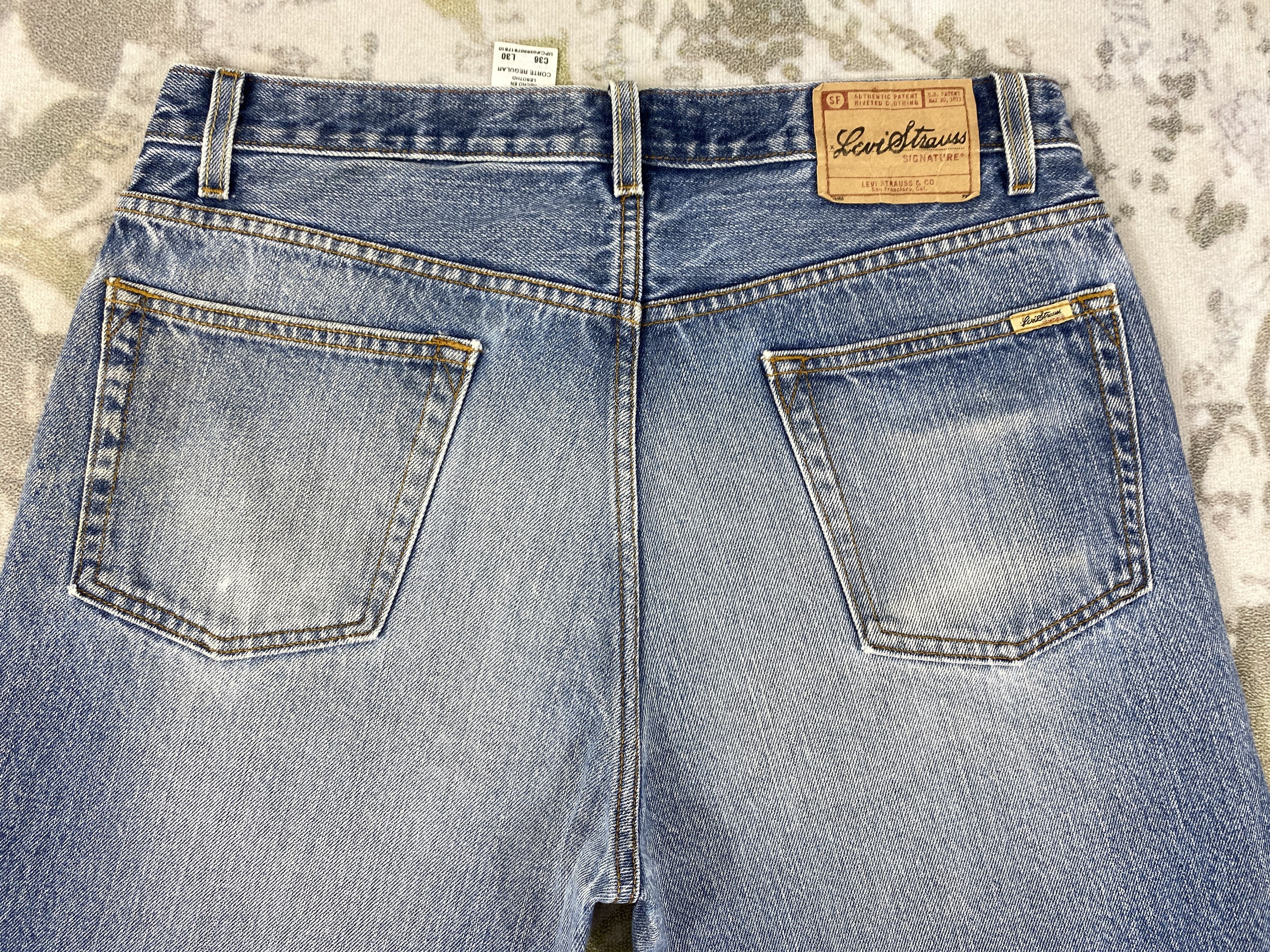 Levi's Distressed Blue Vintage Levi's Signature 36x29.5 -JN1796 Size US 36 / EU 52 - 4 Thumbnail