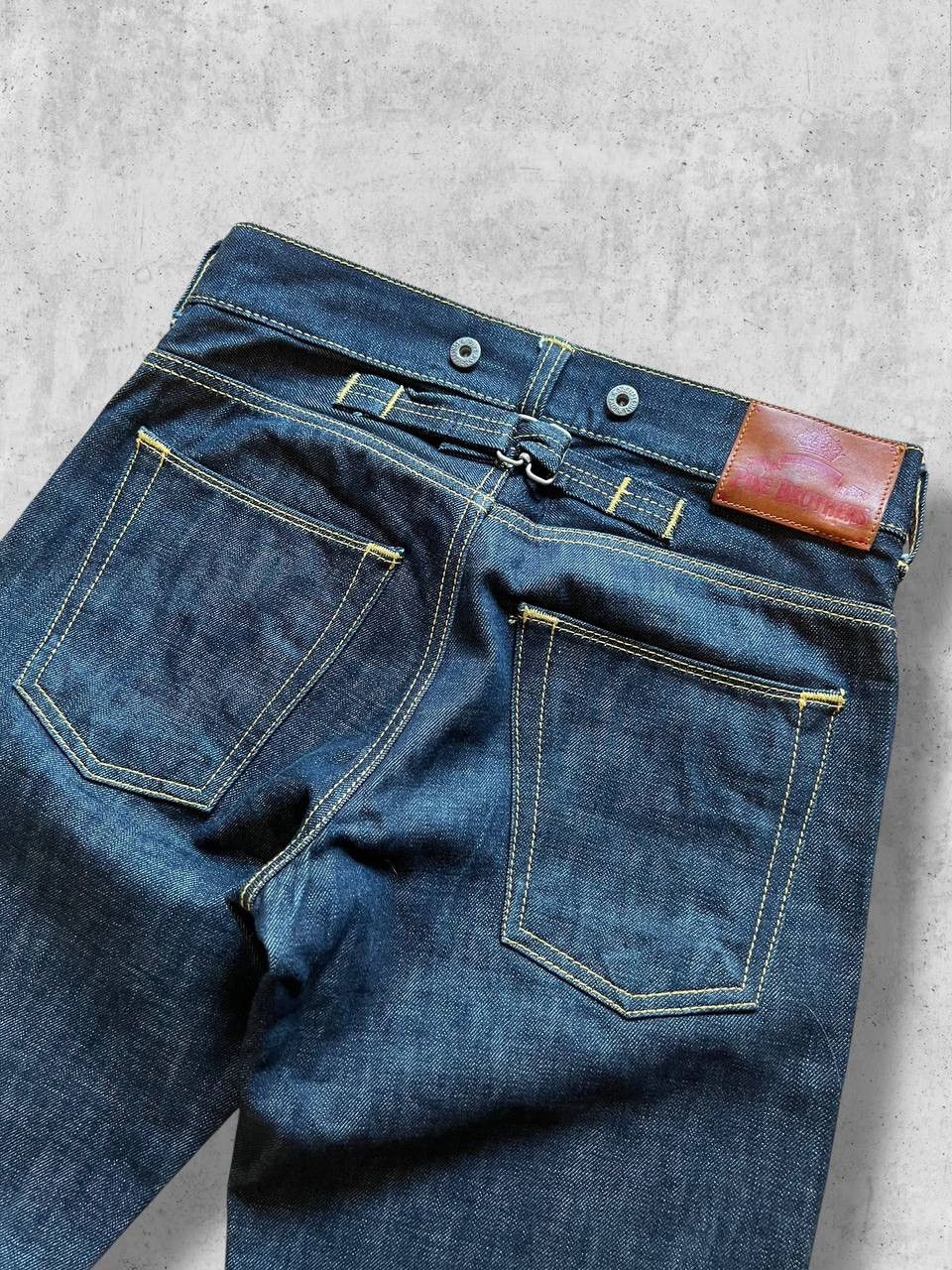 Vintage Pike Brothers SELVEDGE Roamer Pant Wide Long denim jeans 36 Size US 36 / EU 52 - 9 Thumbnail