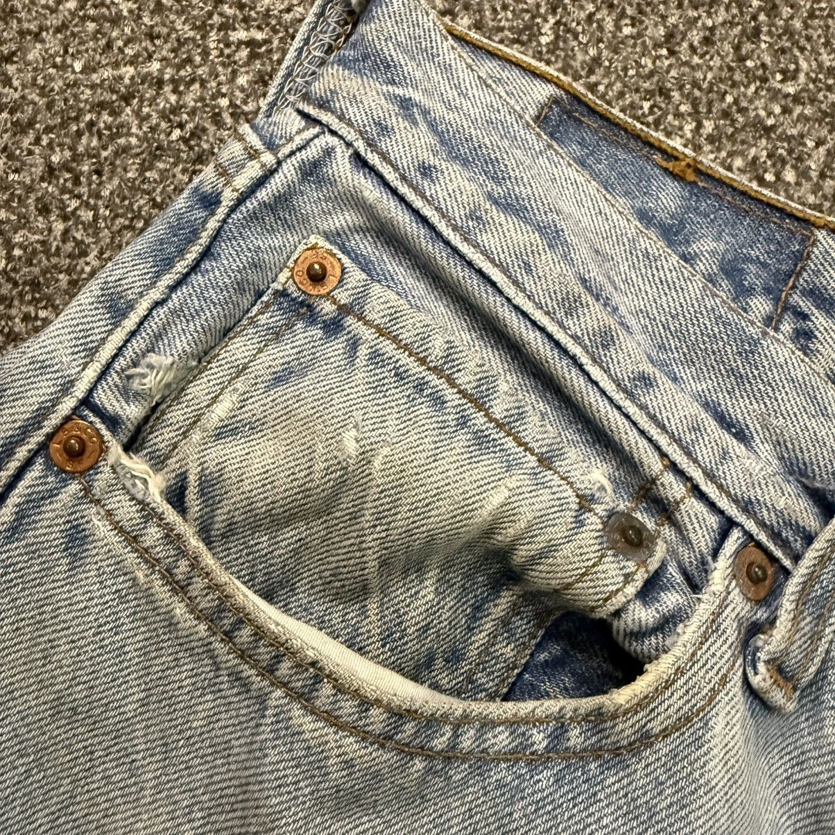 Levi's 🔥🇯🇵 Vintage Y2K Levis 501 Distressed Denim Size US 32 / EU 48 - 10 Thumbnail