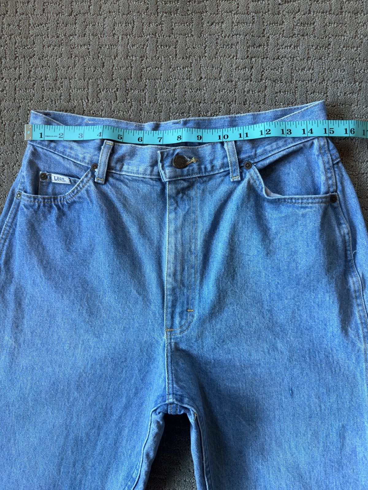 Lee × Vintage Light Wash Rider Jeans Size 31" - 2 Thumbnail