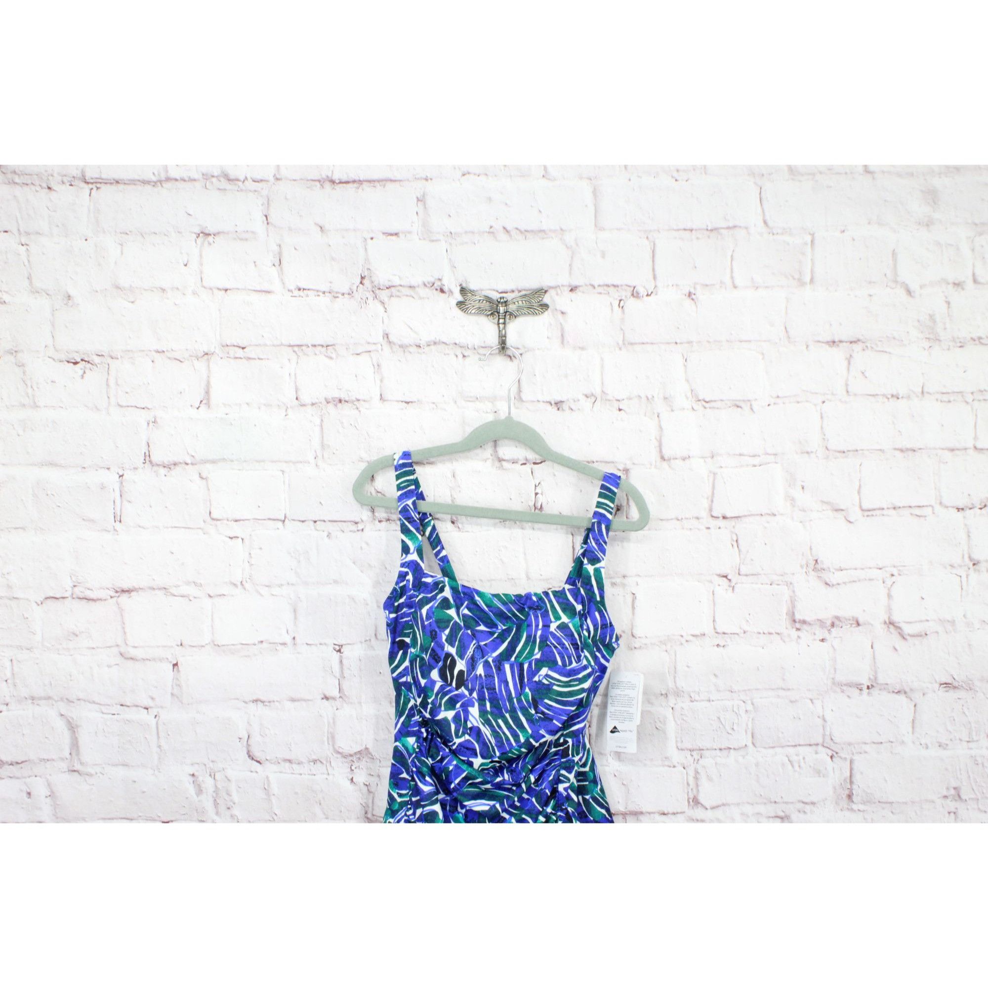 L.L. Bean × Swims LL Bean Women's Mix Match Swimwear Squareneck Tankini Print Size S / US 4 / IT 40 - 2 Thumbnail