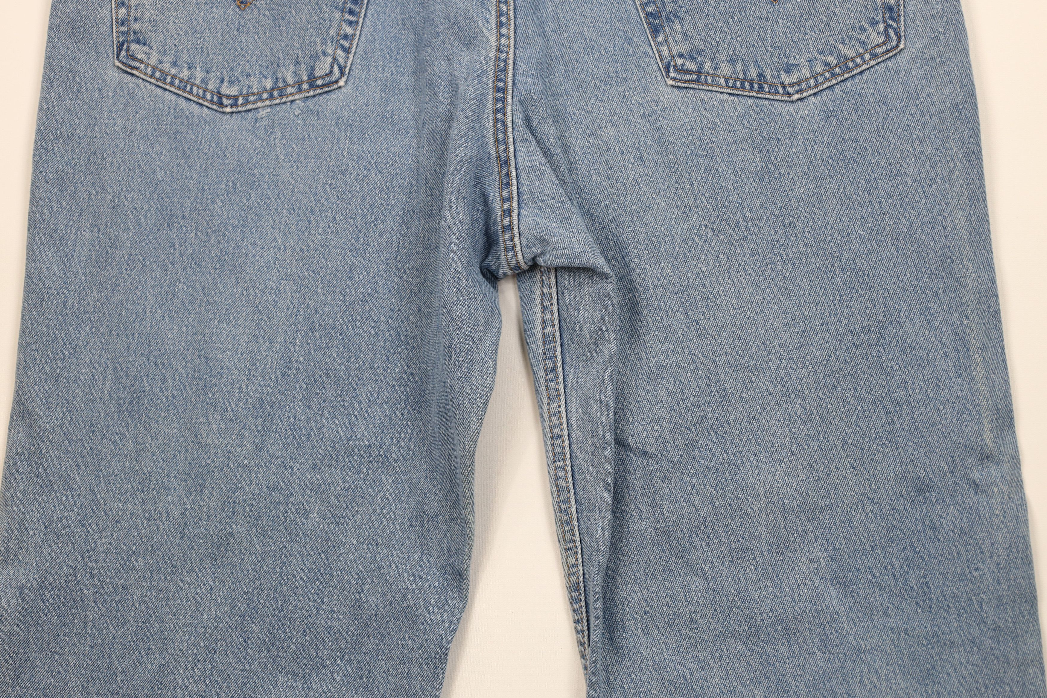 Levi's Vintage Y2K 2002 Levis 550 Relaxed Fit Denim Jeans Blue USA Size US 42 / EU 58 - 13 Thumbnail
