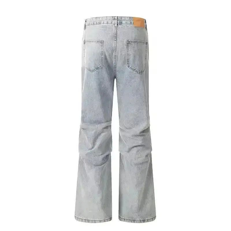 Japanese Brand Street wash frayed and distressed baggy jeans Size US 32 / EU 48 - 6 Thumbnail