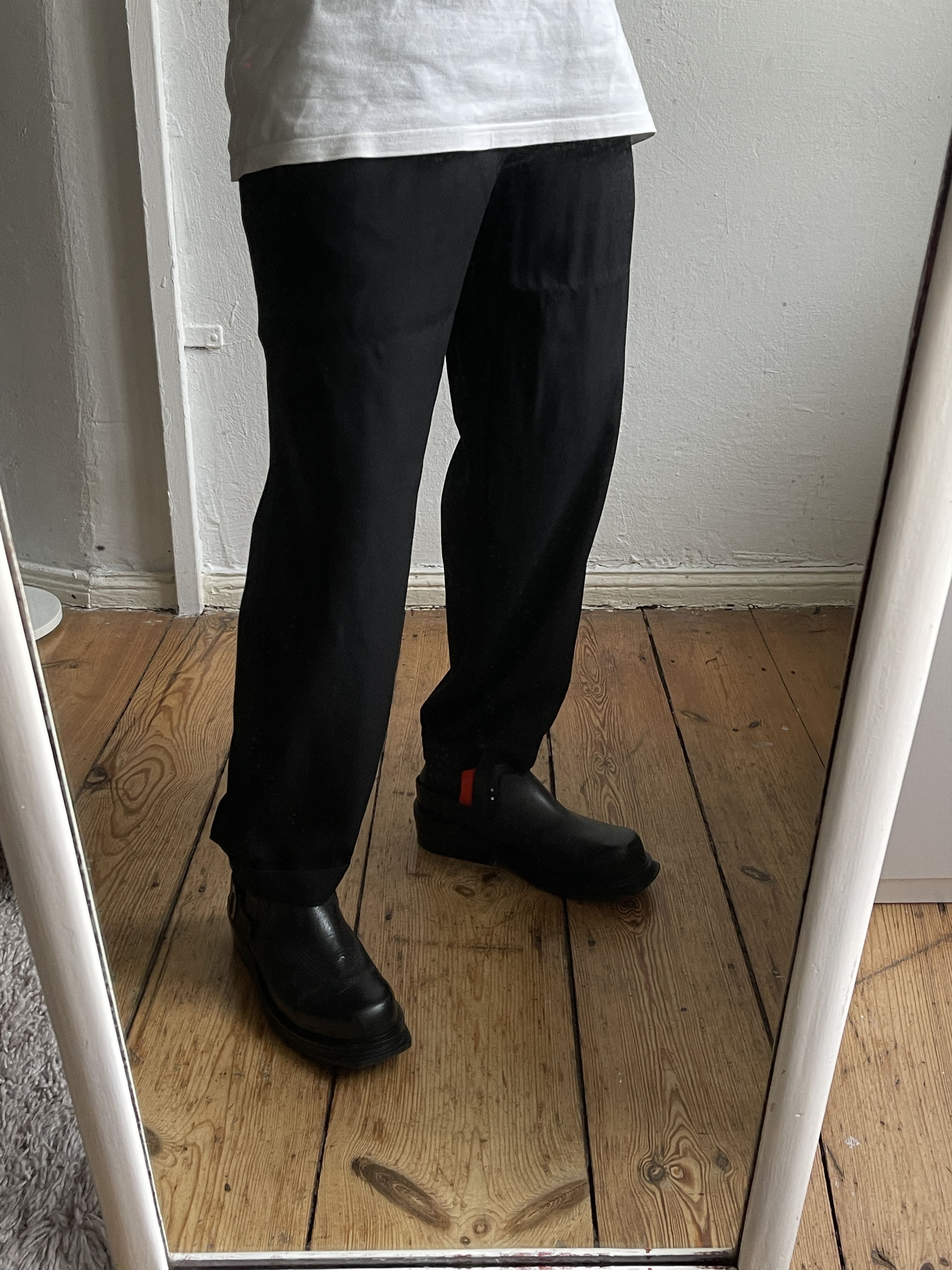 Armani Collezioni × Vintage Armani Collezioni Black Wool High Waist Formal Pants Size US 30 / EU 46 - 3 Thumbnail