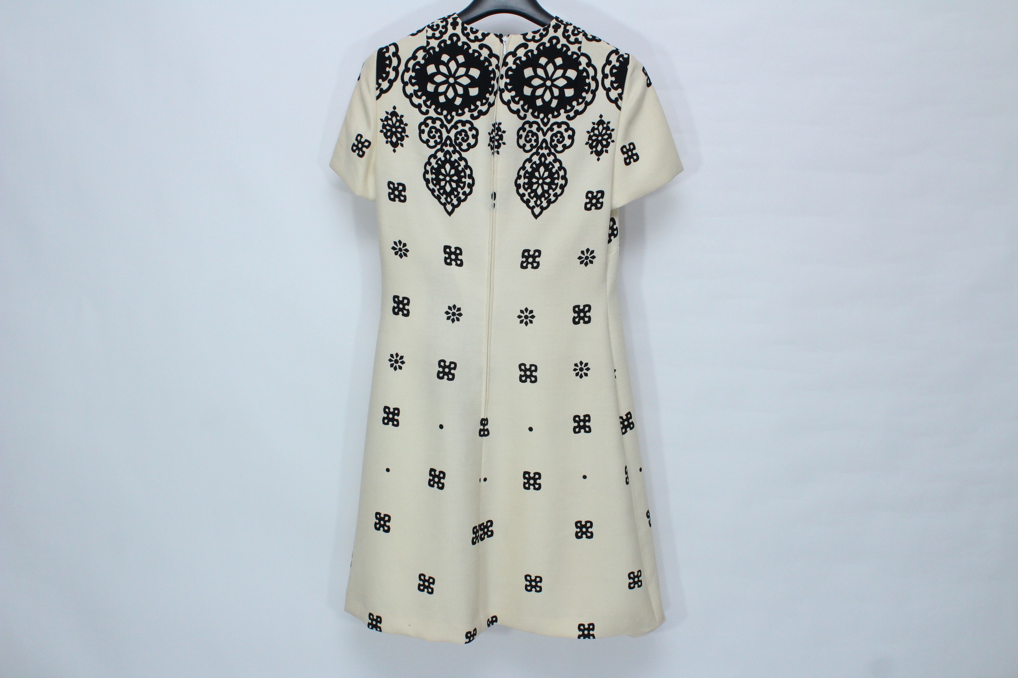Vintage Vintage Emilio Schuberth Roma Wool Mini Dress - Size 40 Size S / US 4 / IT 40 - 5 Thumbnail