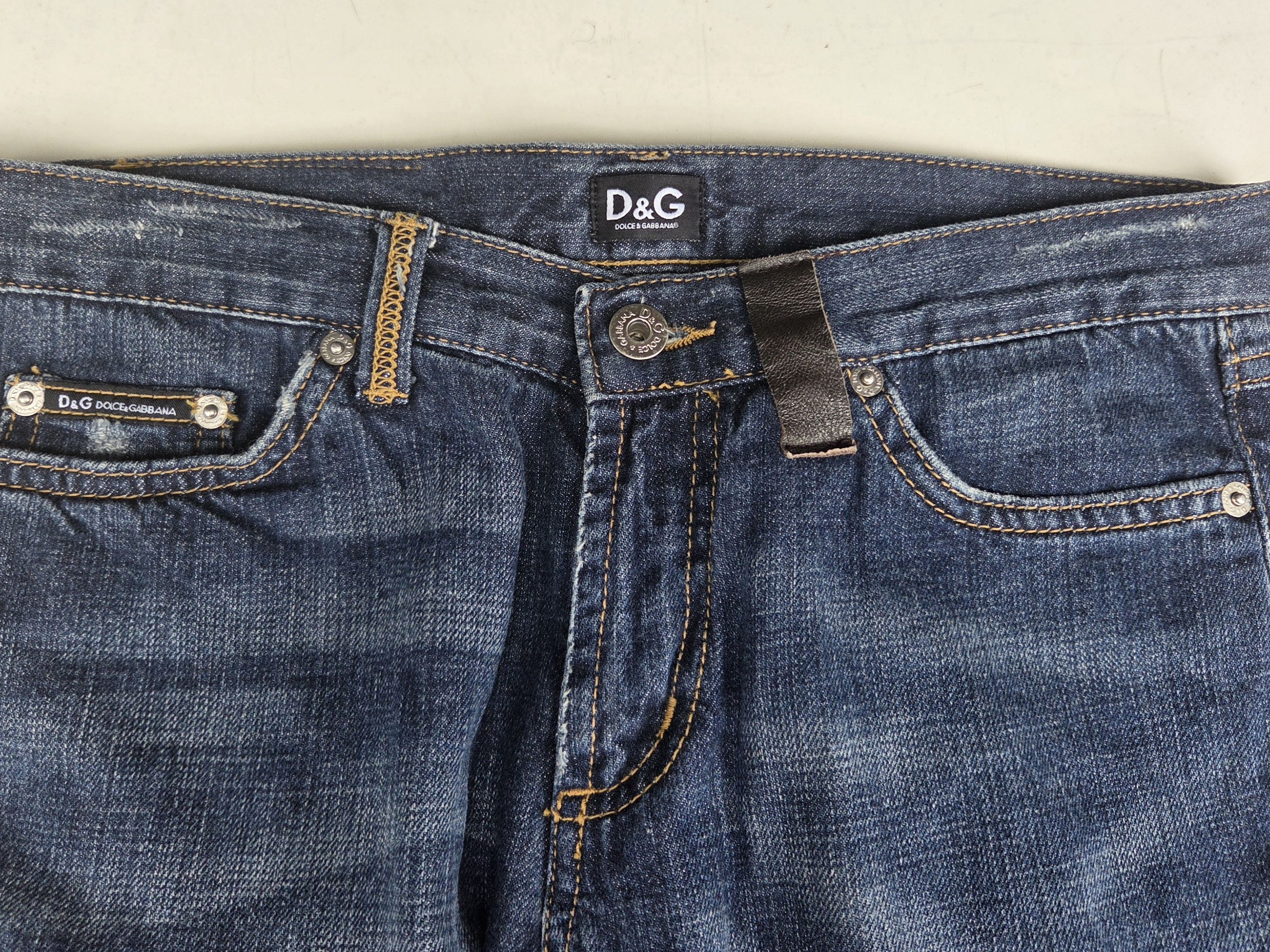 Dolce & Gabbana SS03 Dolce & Gabbana Patchwork Distressed denim Size US 30 / EU 46 - 5 Thumbnail